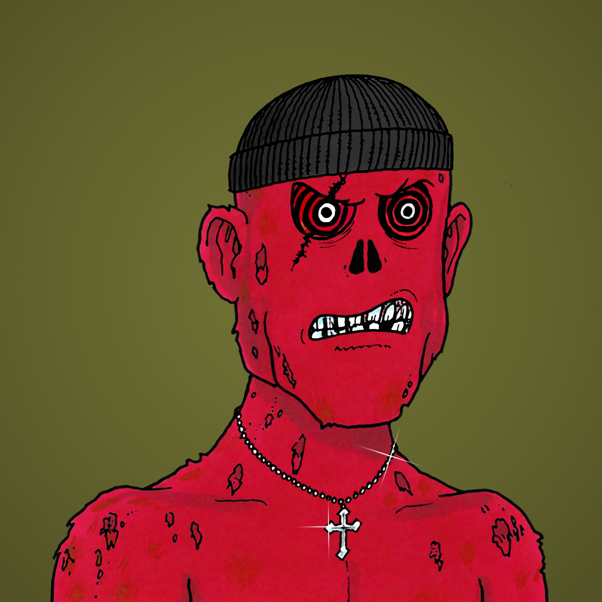 George Trosley - Jungle Freaks - Jungle Freak 4168 - NFT # 4168