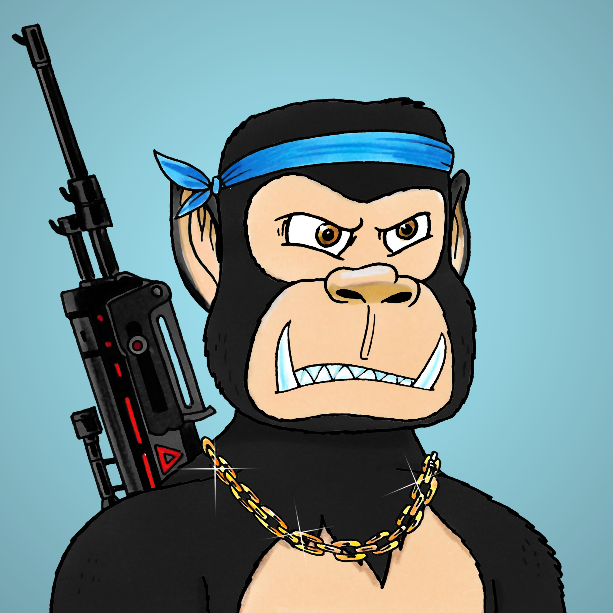 George Trosley - Jungle Freaks - Jungle Freak 4170 - NFT # 4170