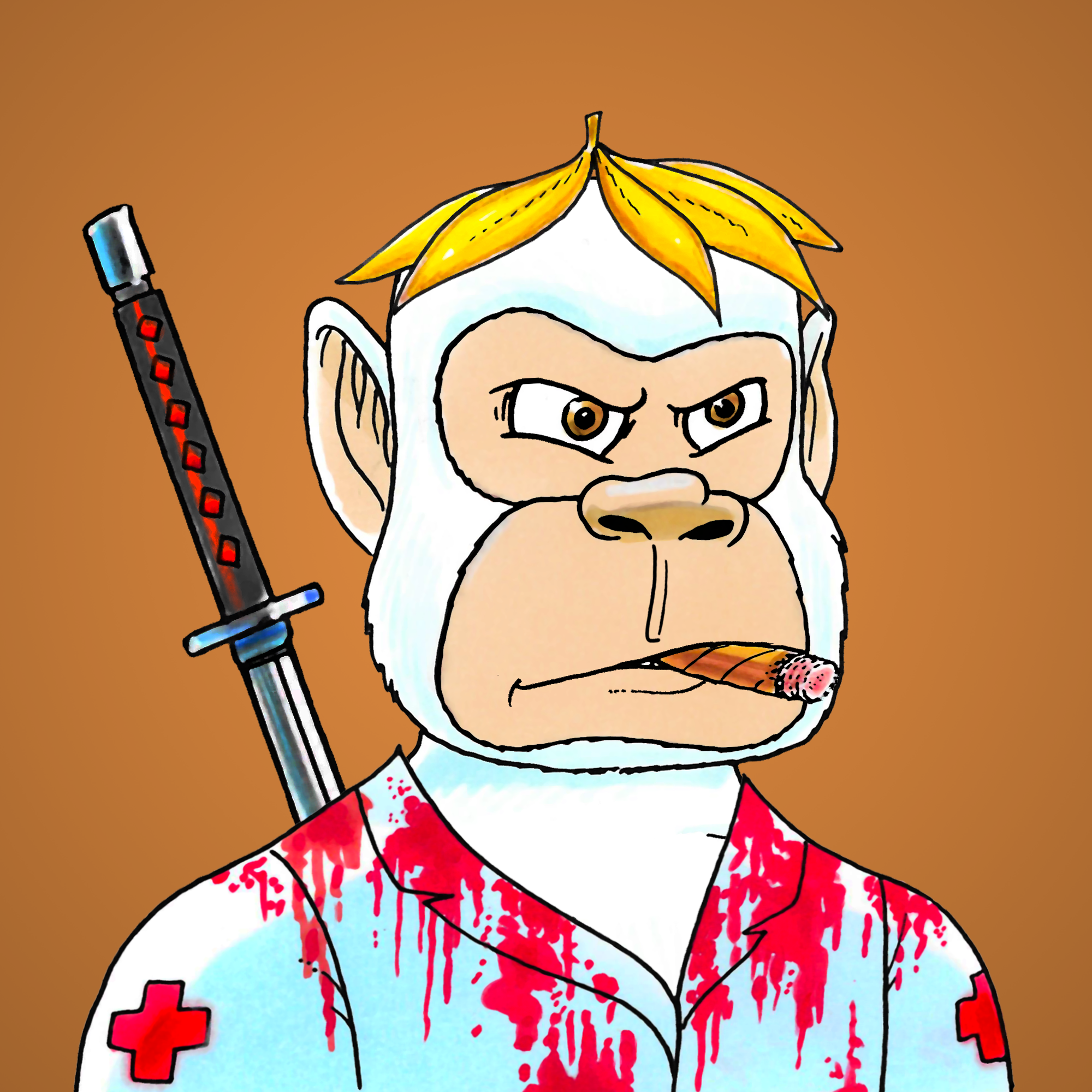 George Trosley - Jungle Freaks - Jungle Freak 4171 - NFT # 4171