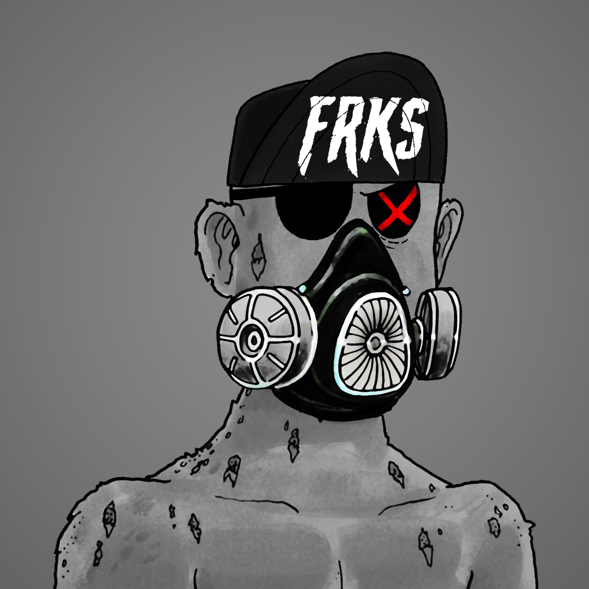 George Trosley - Jungle Freaks - Jungle Freak 4172 - NFT # 4172