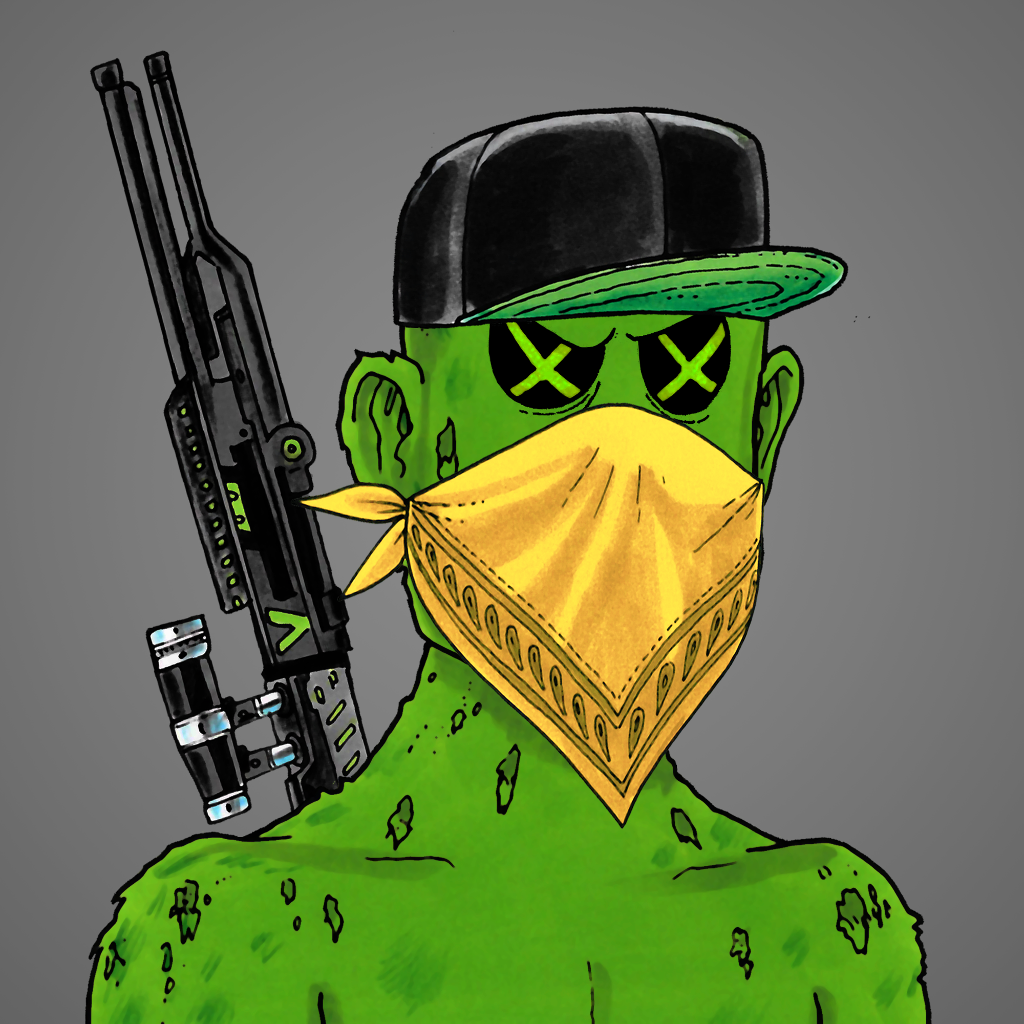 George Trosley - Jungle Freaks - Jungle Freak 4175 - NFT # 4175