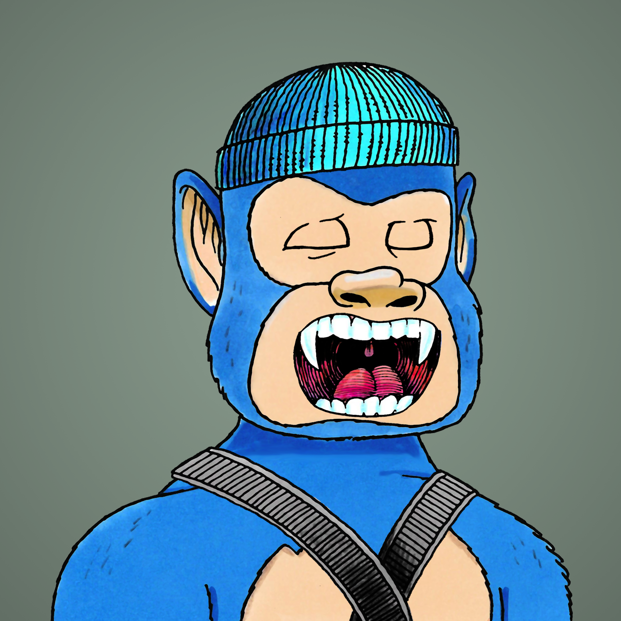 George Trosley - Jungle Freaks - Jungle Freak 4177 - NFT # 4177