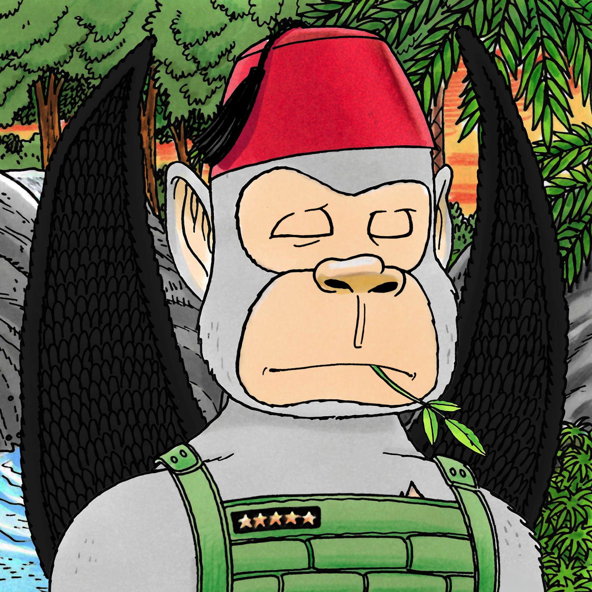 George Trosley - Jungle Freaks - Jungle Freak 4180 - NFT # 4180