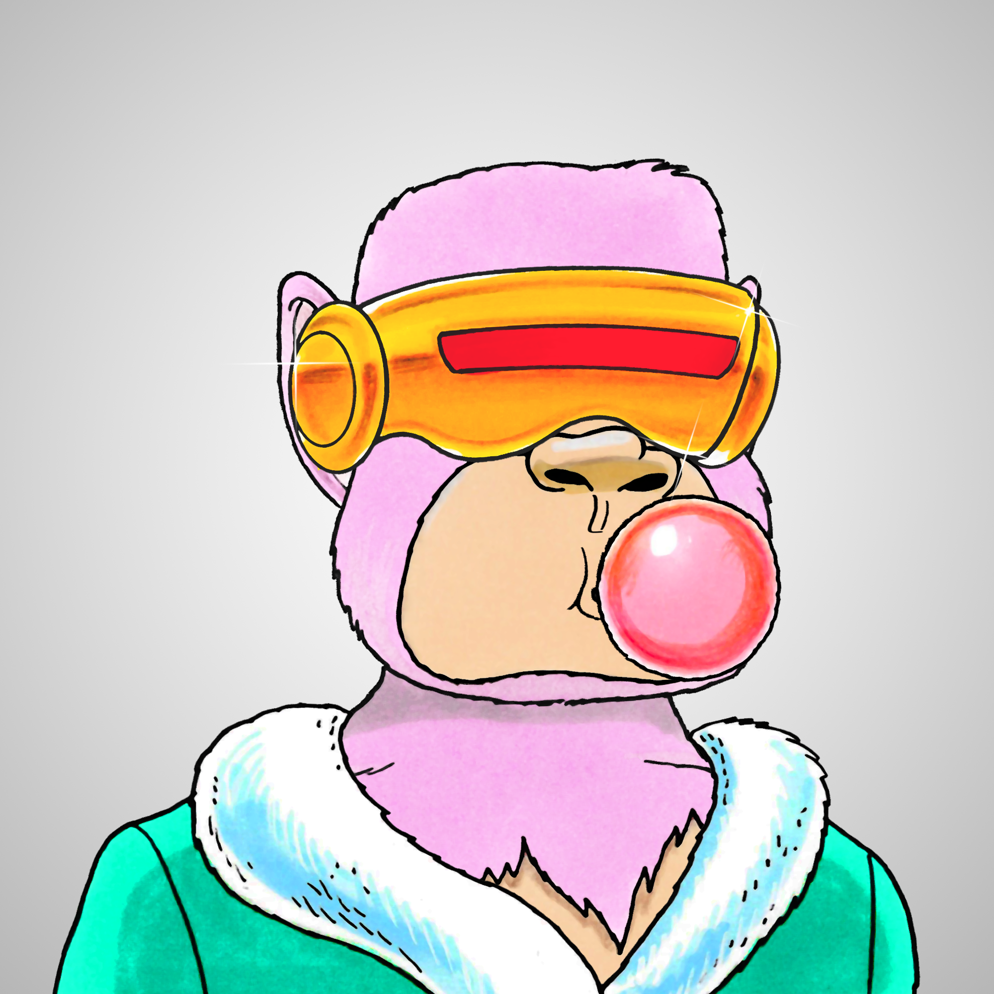 George Trosley - Jungle Freaks - Jungle Freak 4181 - NFT # 4181