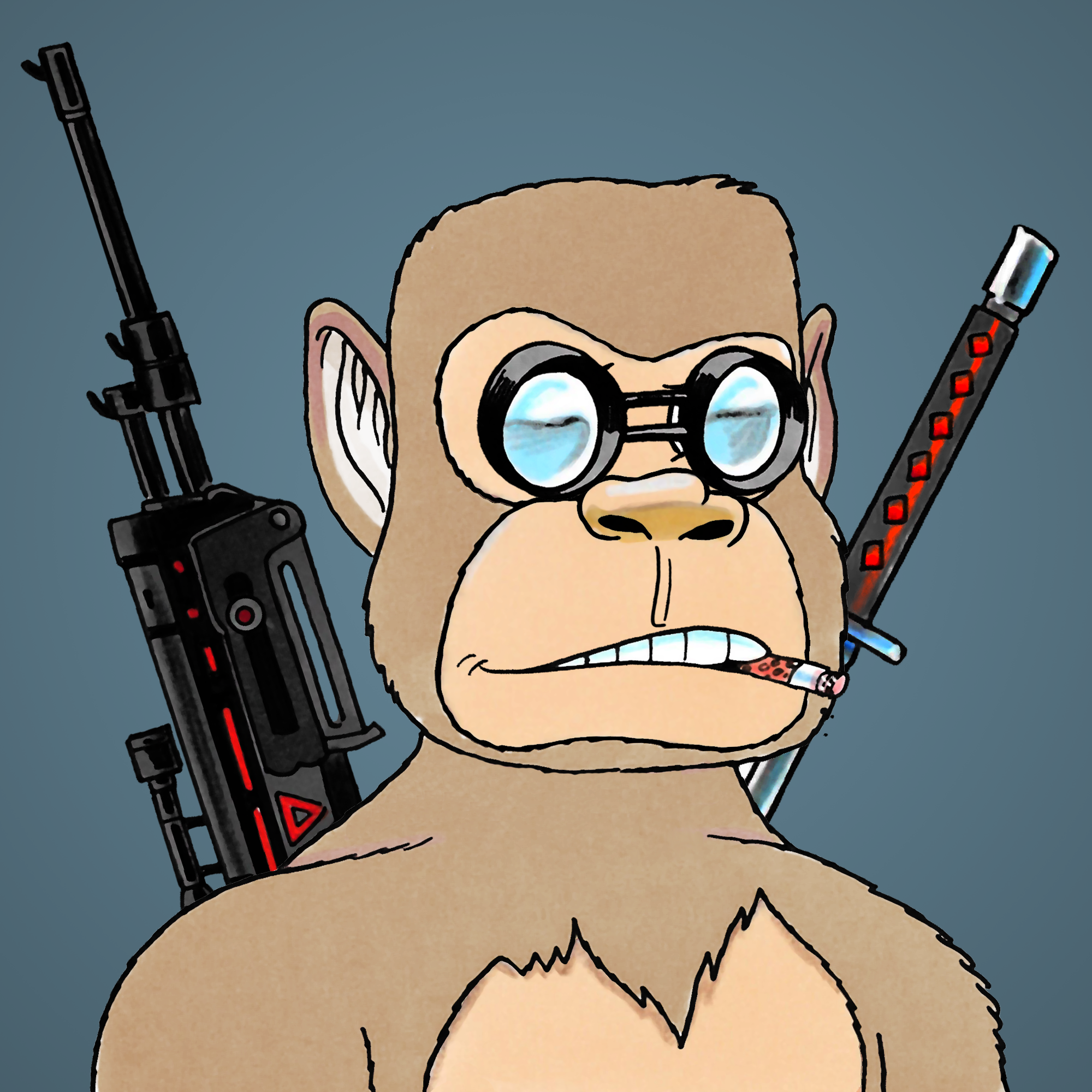 George Trosley - Jungle Freaks - Jungle Freak 4183 - NFT # 4183