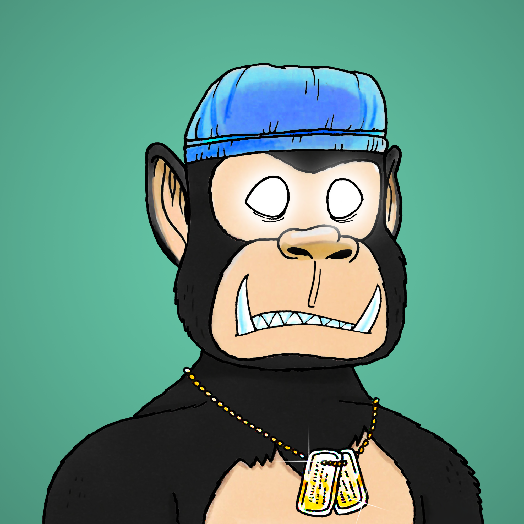 George Trosley - Jungle Freaks - Jungle Freak 4184 - NFT # 4184