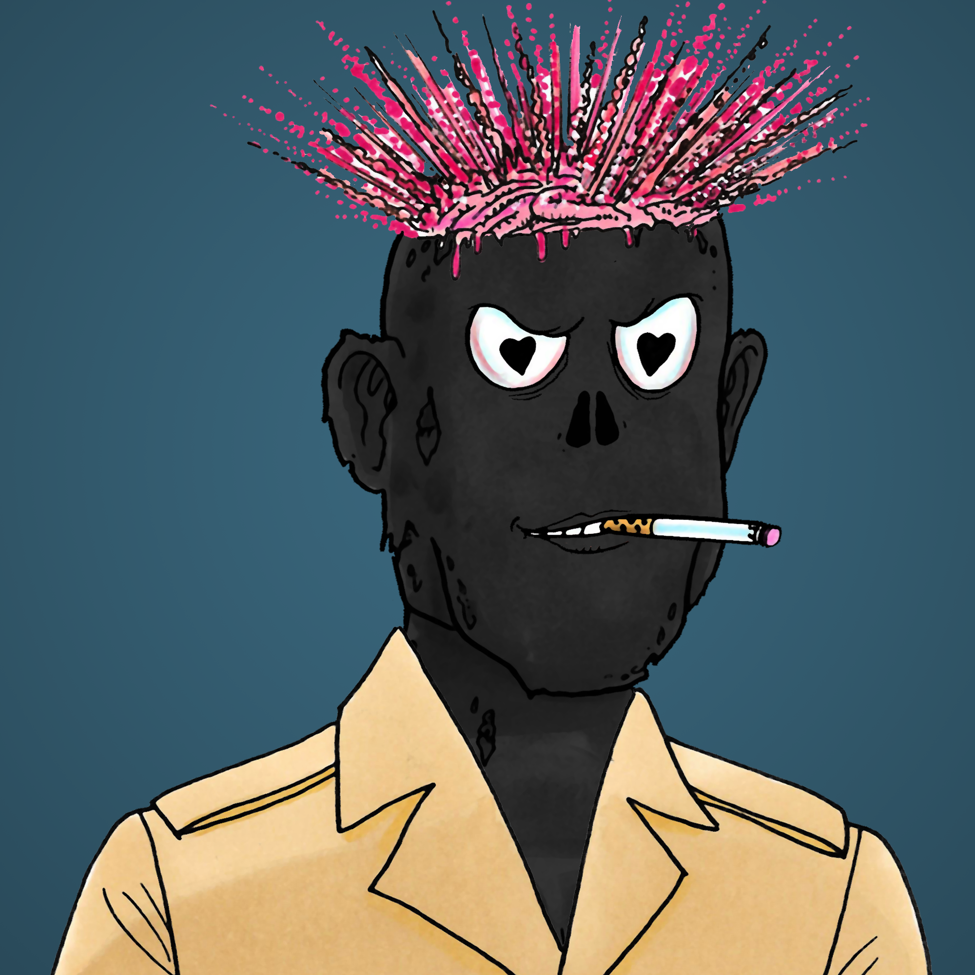 George Trosley - Jungle Freaks - Jungle Freak 4185 - NFT # 4185