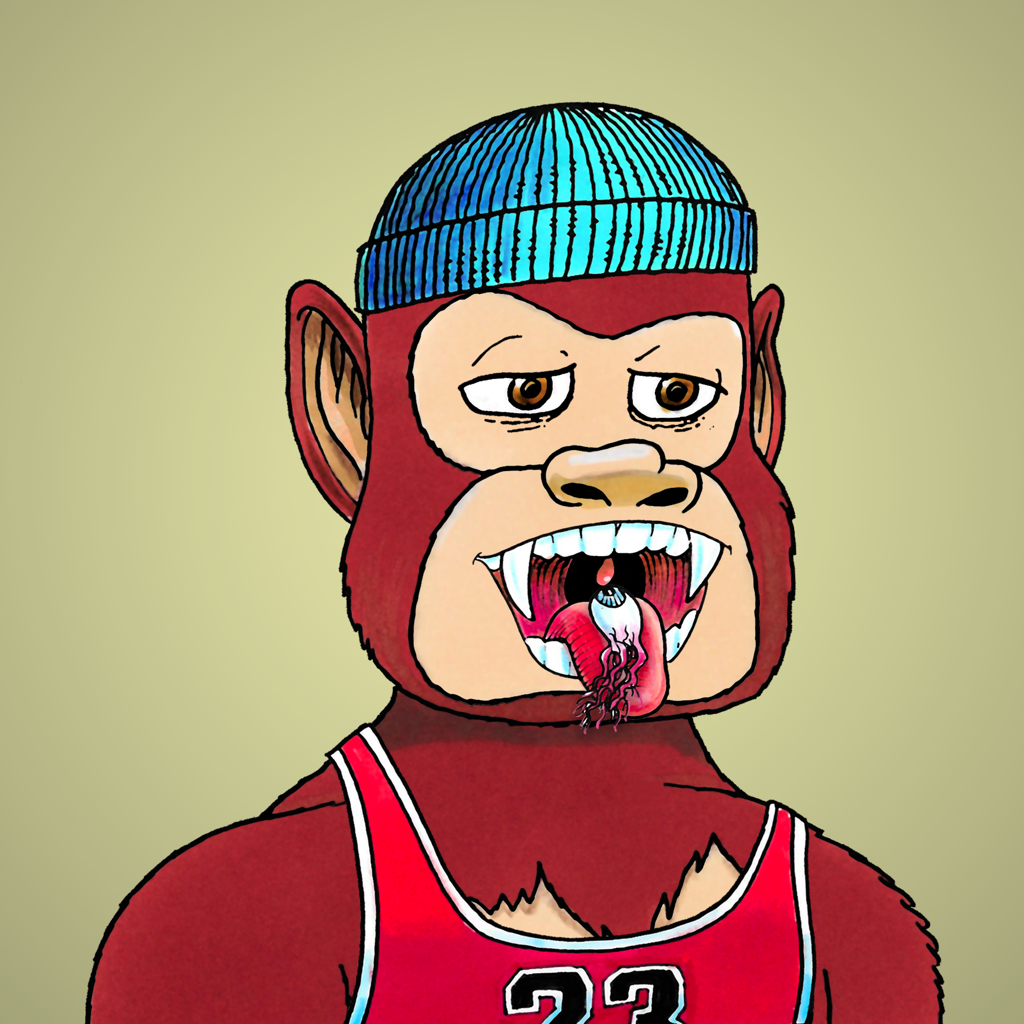 George Trosley - Jungle Freaks - Jungle Freak 4189 - NFT # 4189