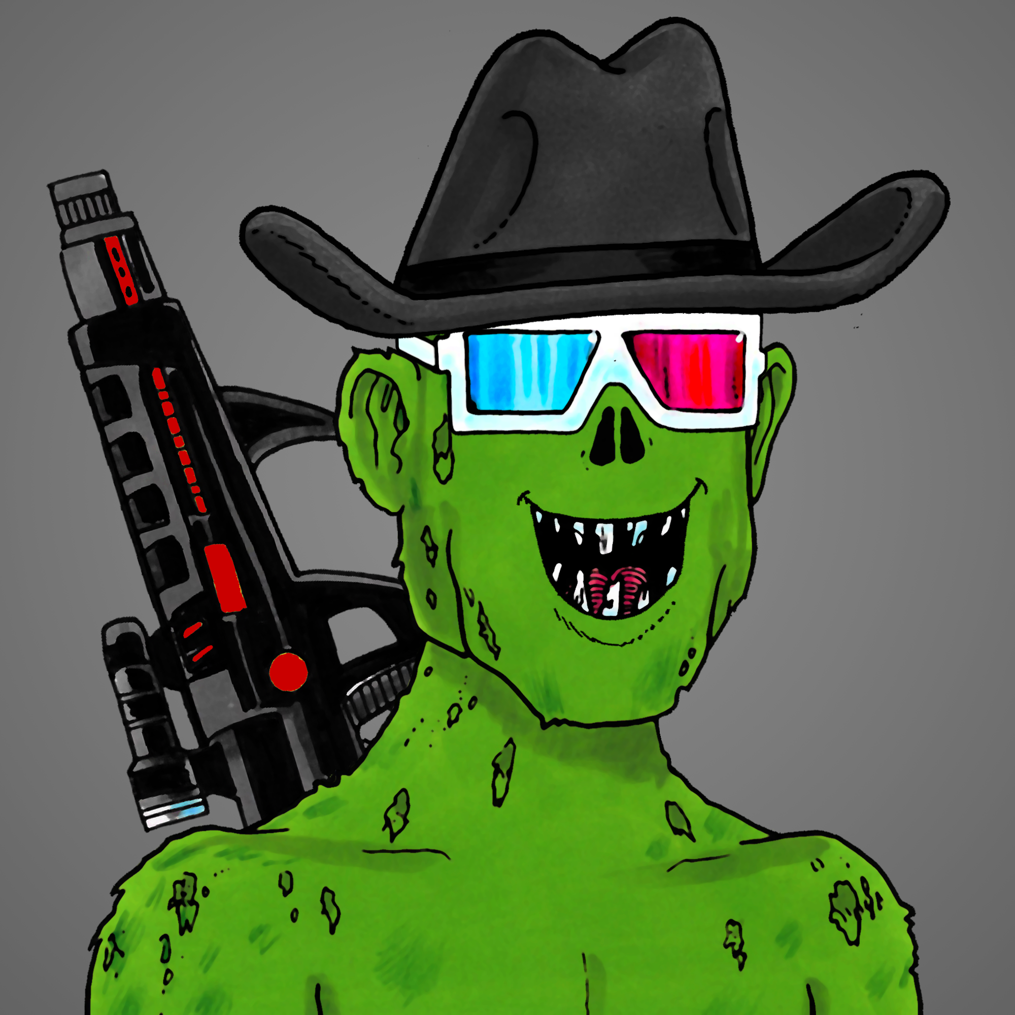 George Trosley - Jungle Freaks - Jungle Freak 4192 - NFT # 4192