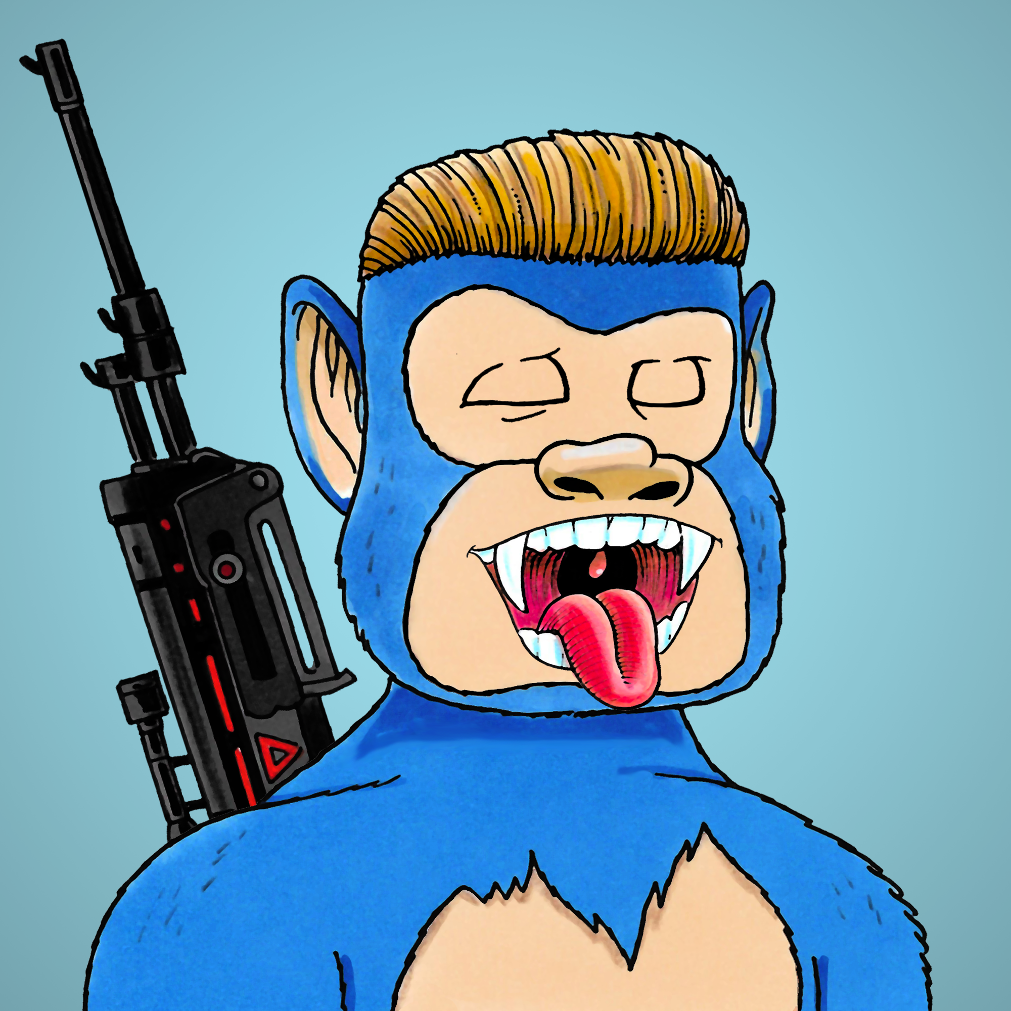 George Trosley - Jungle Freaks - Jungle Freak 4197 - NFT # 4197