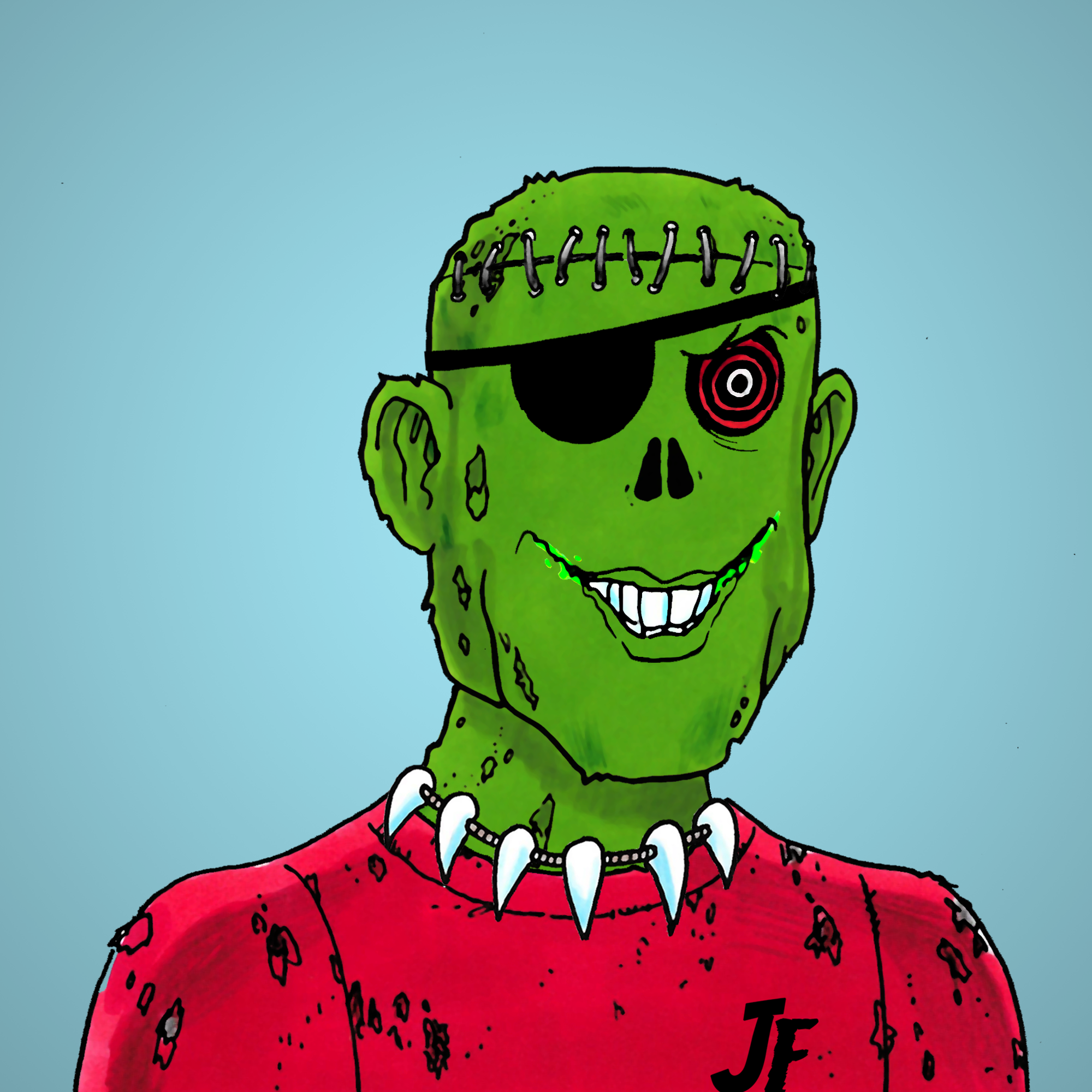 George Trosley - Jungle Freaks - Jungle Freak 420 - NFT # 420