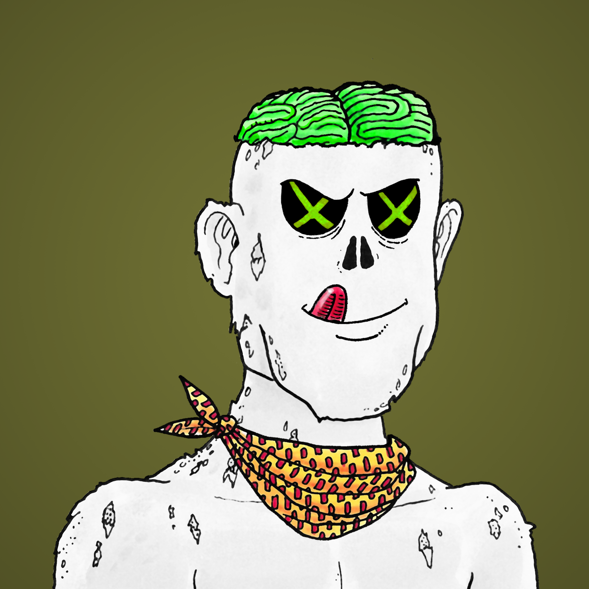 George Trosley - Jungle Freaks - Jungle Freak 4205 - NFT # 4205