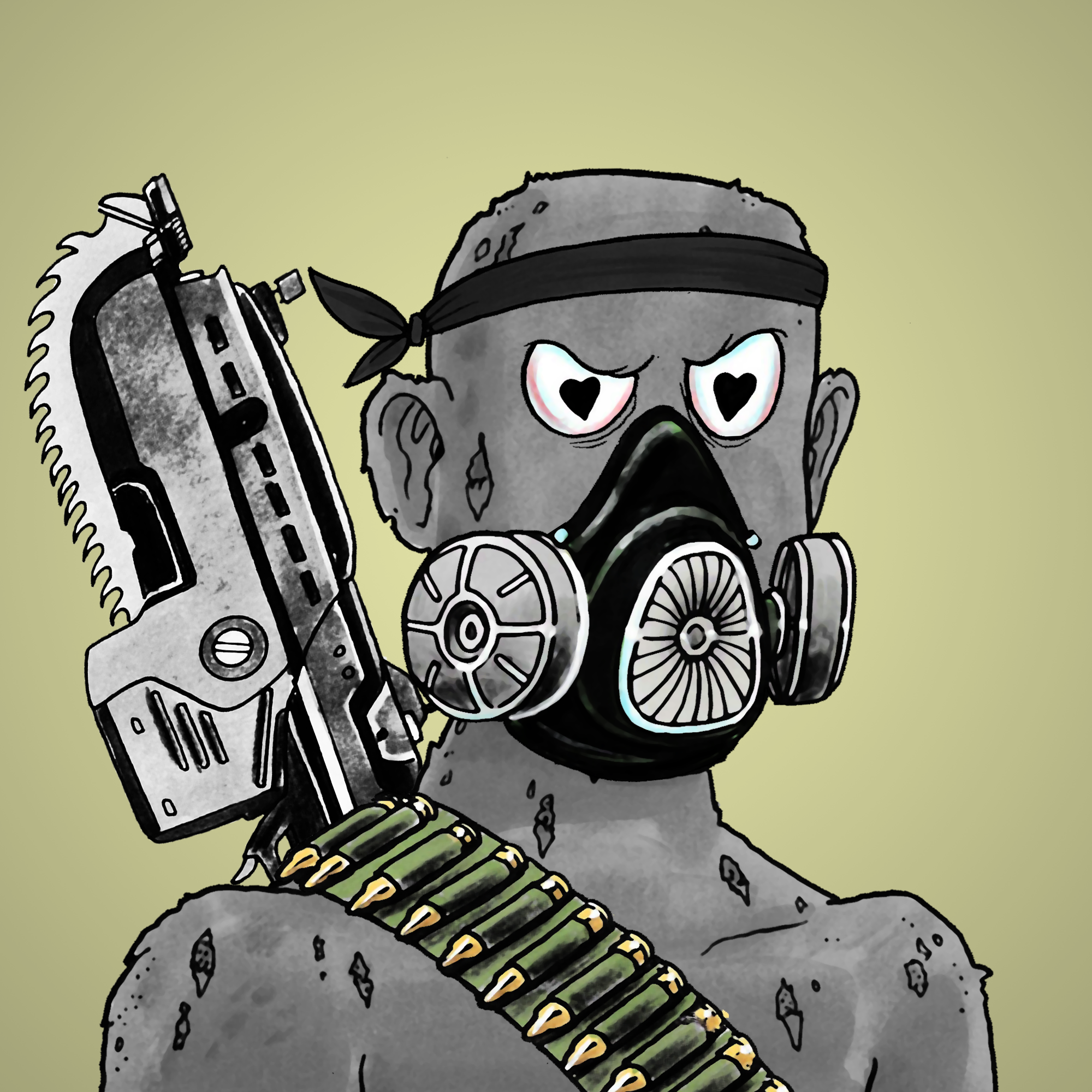 George Trosley - Jungle Freaks - Jungle Freak 4207 - NFT # 4207