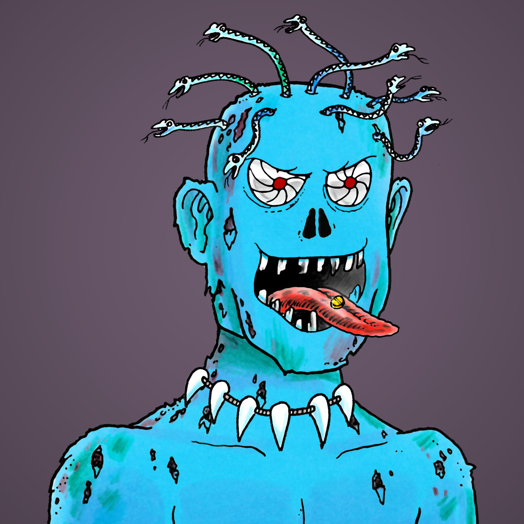 George Trosley - Jungle Freaks - Jungle Freak 4208 - NFT # 4208