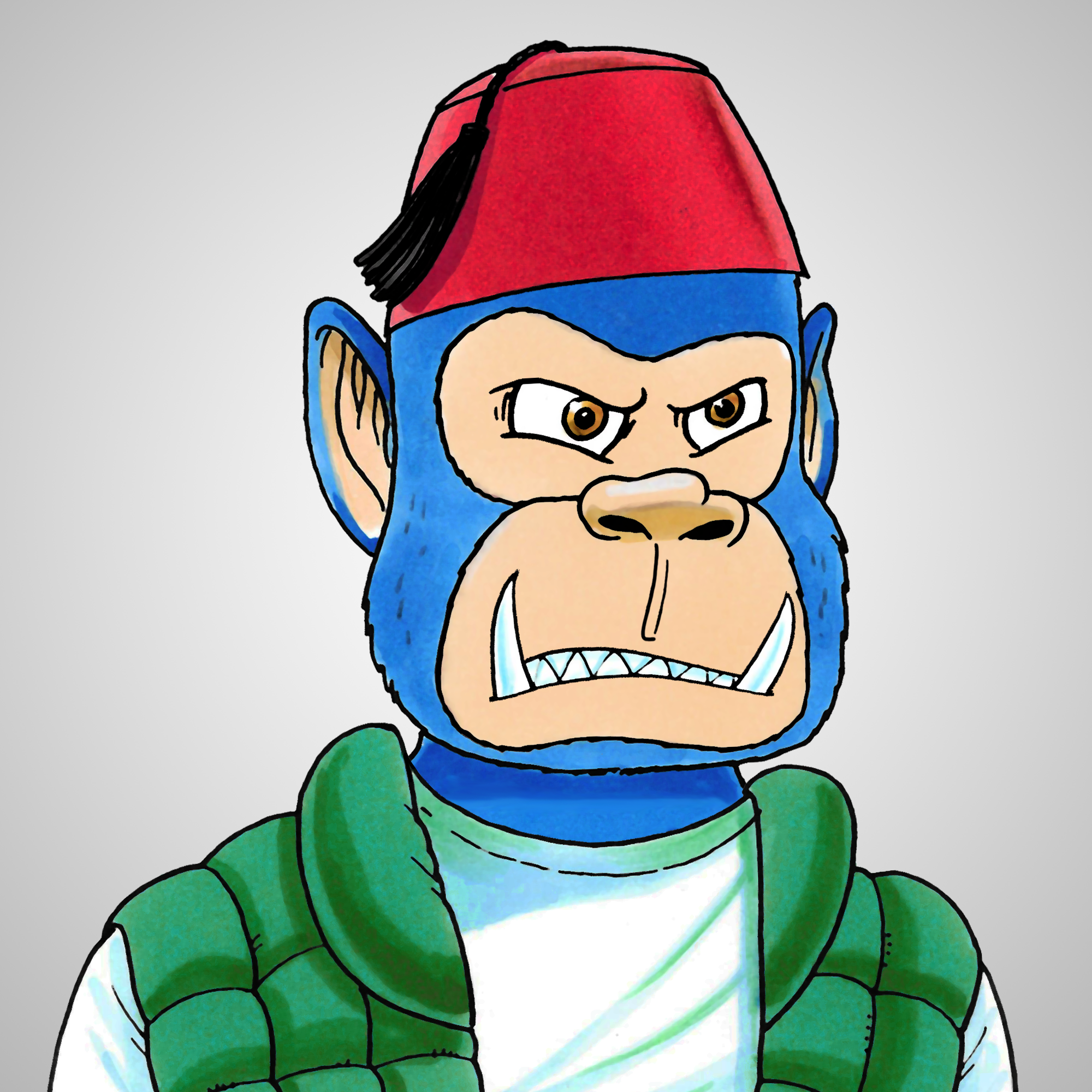 George Trosley - Jungle Freaks - Jungle Freak 4211 - NFT # 4211