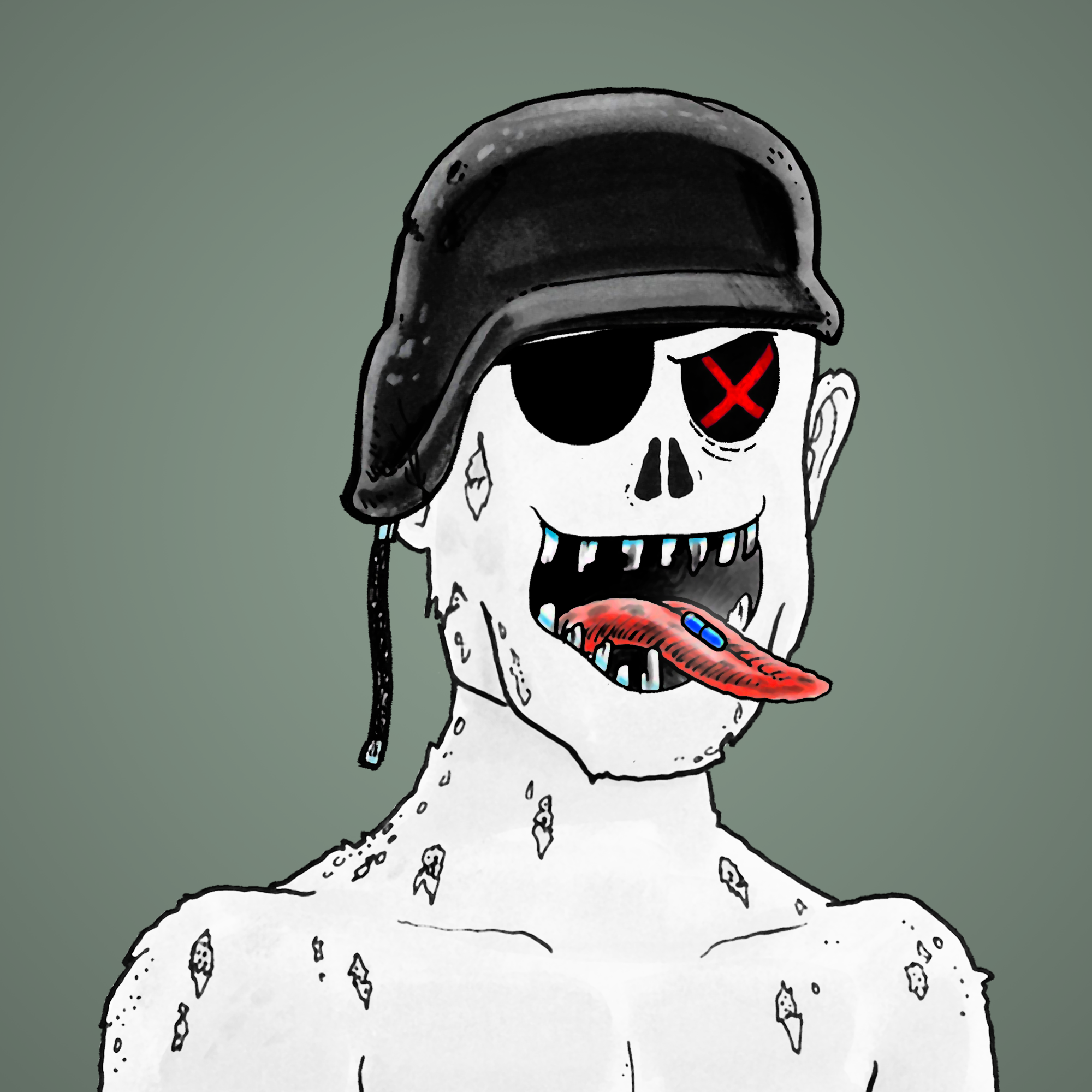 George Trosley - Jungle Freaks - Jungle Freak 4214 - NFT # 4214