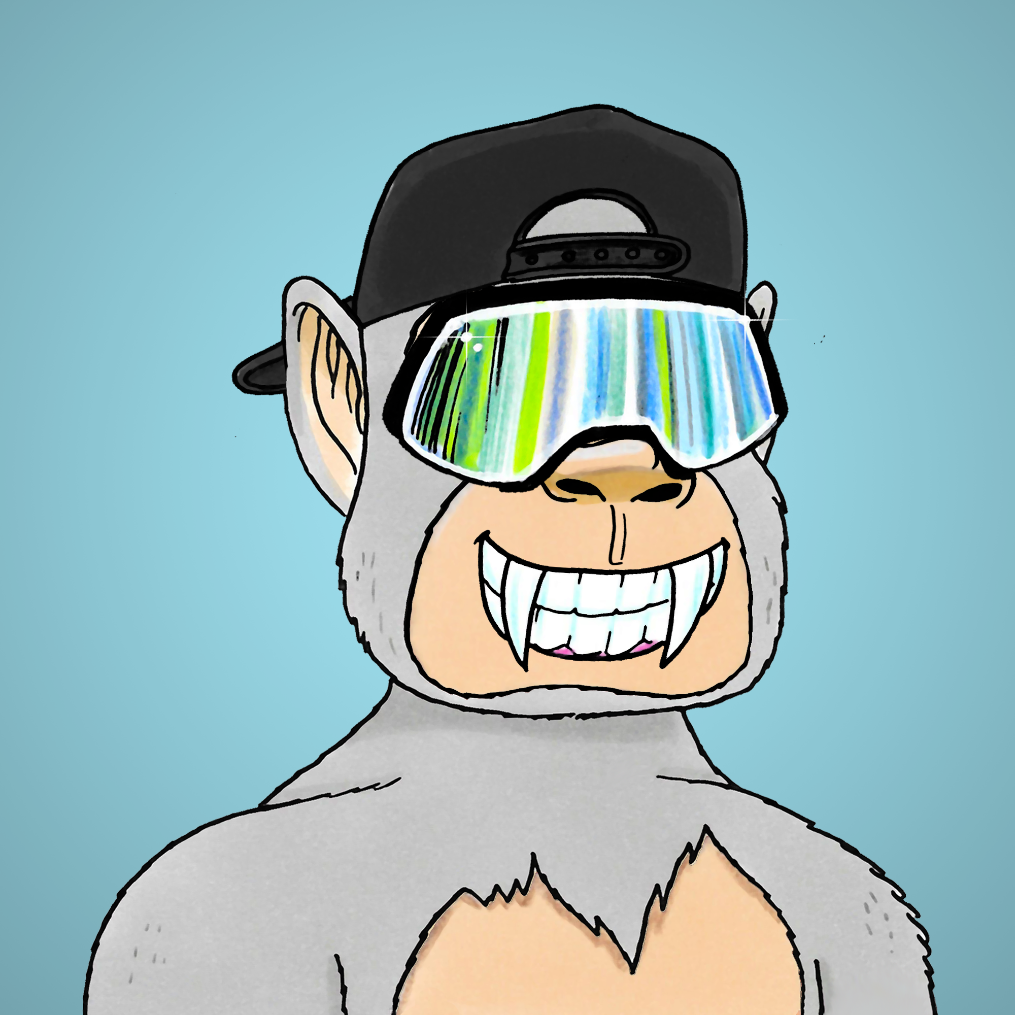 George Trosley - Jungle Freaks - Jungle Freak 4217 - NFT # 4217