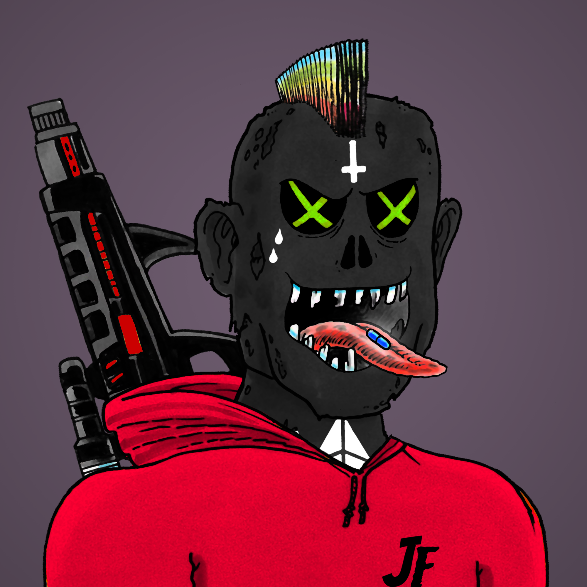 George Trosley - Jungle Freaks - Jungle Freak 4218 - NFT # 4218