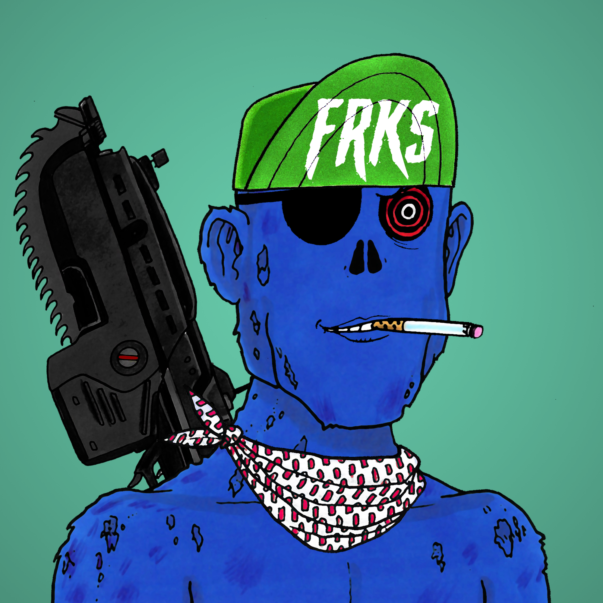 George Trosley - Jungle Freaks - Jungle Freak 4220 - NFT # 4220