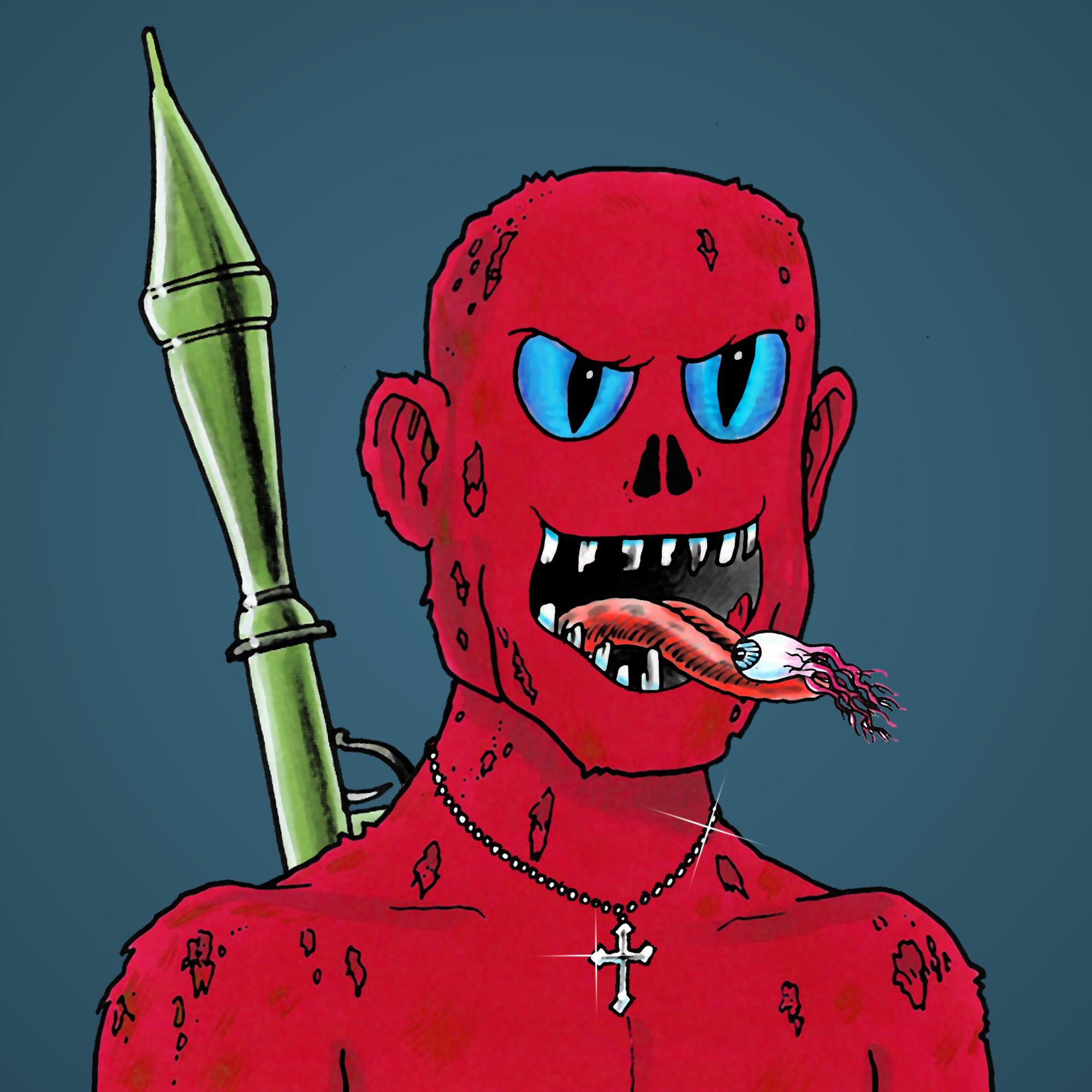 George Trosley - Jungle Freaks - Jungle Freak 4222 - NFT # 4222