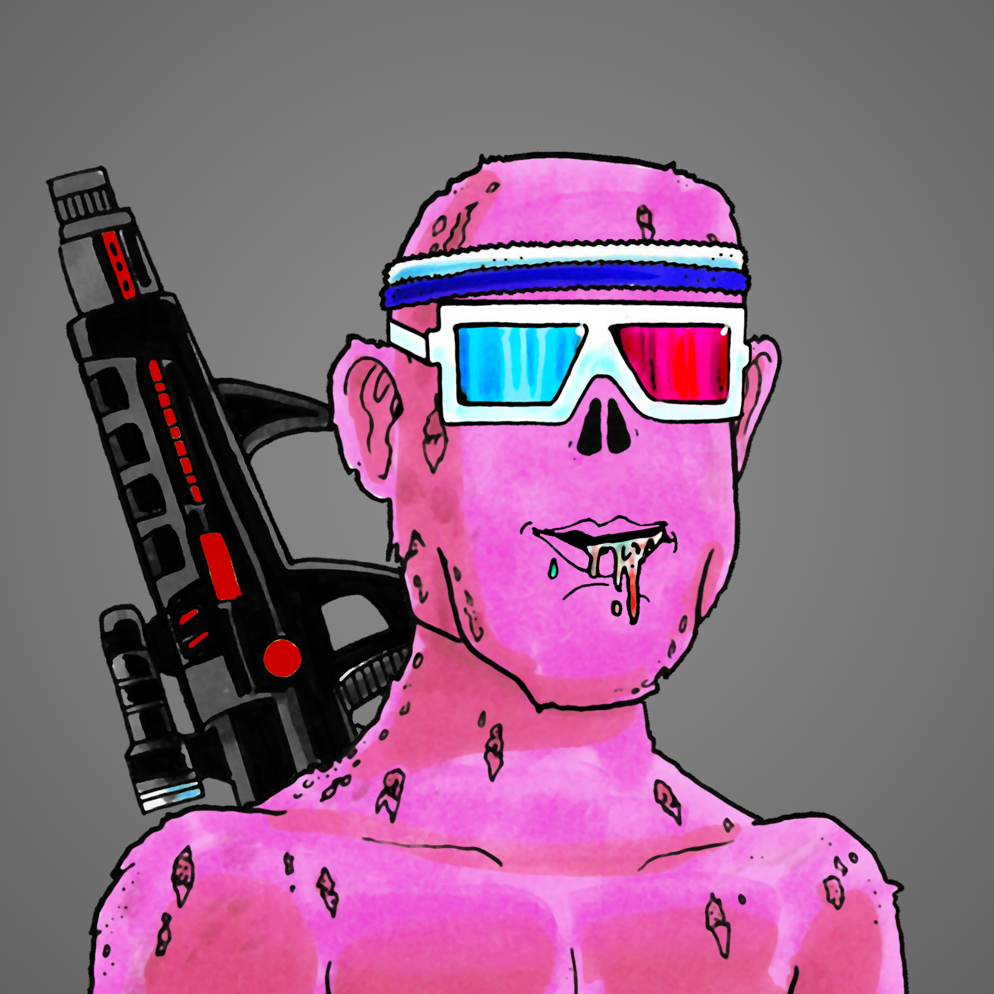 George Trosley - Jungle Freaks - Jungle Freak 4223 - NFT # 4223