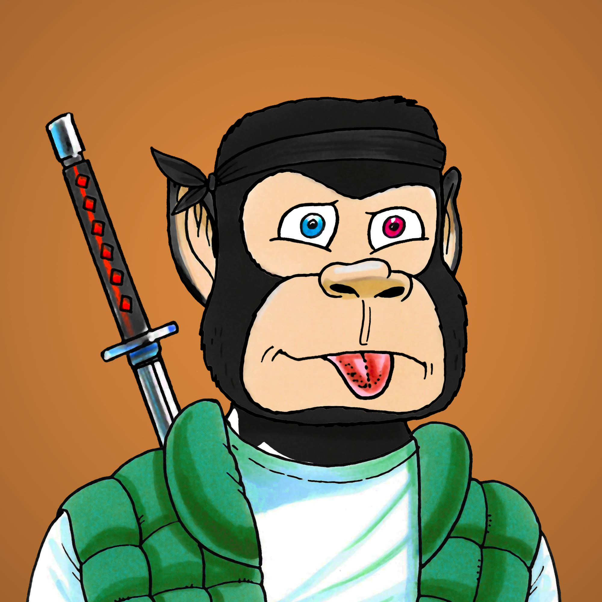 George Trosley - Jungle Freaks - Jungle Freak 4225 - NFT # 4225