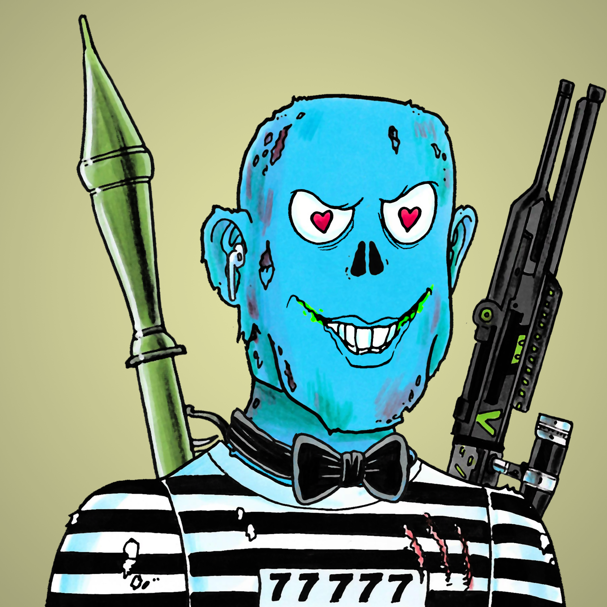 George Trosley - Jungle Freaks - Jungle Freak 4226 - NFT # 4226