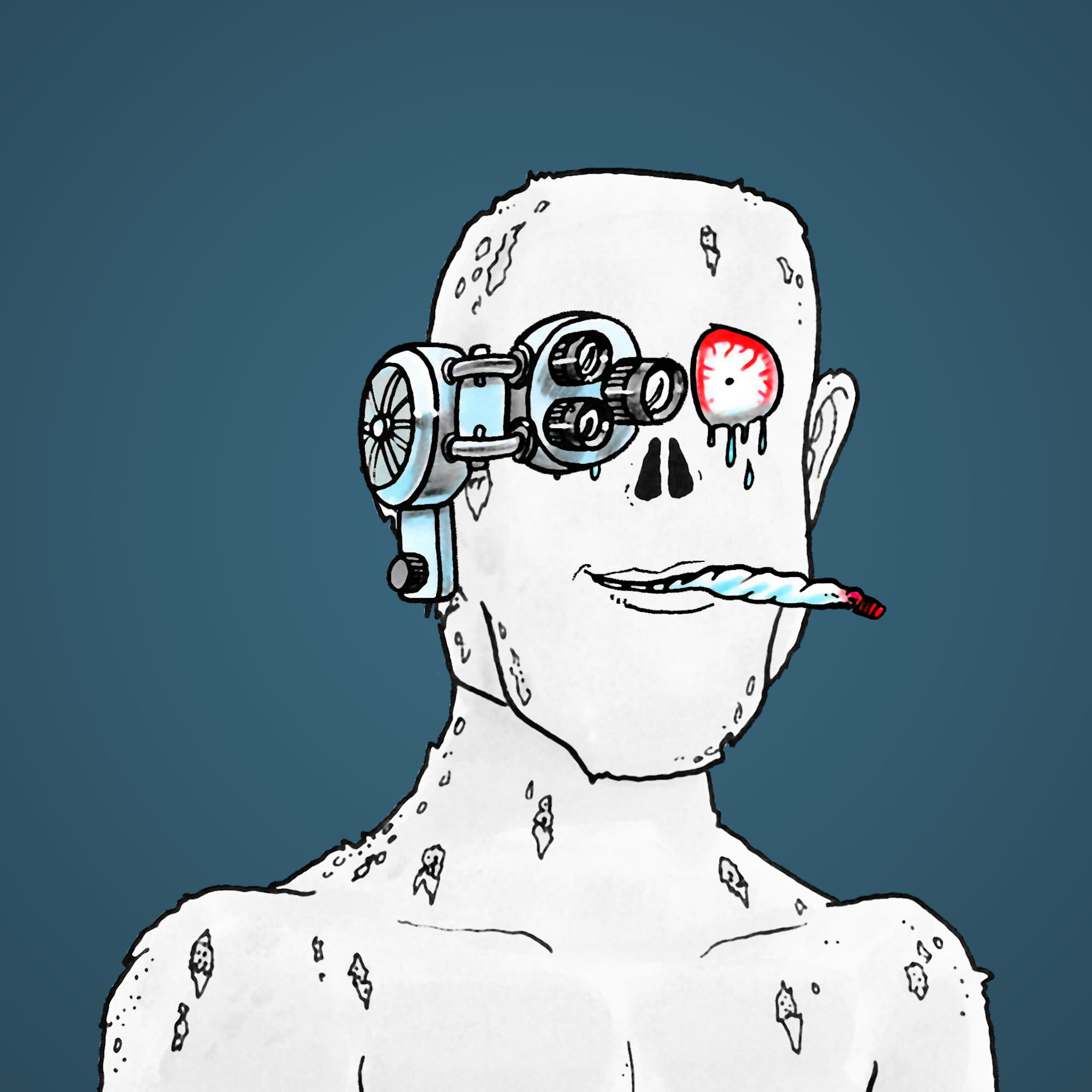 George Trosley - Jungle Freaks - Jungle Freak 4227 - NFT # 4227