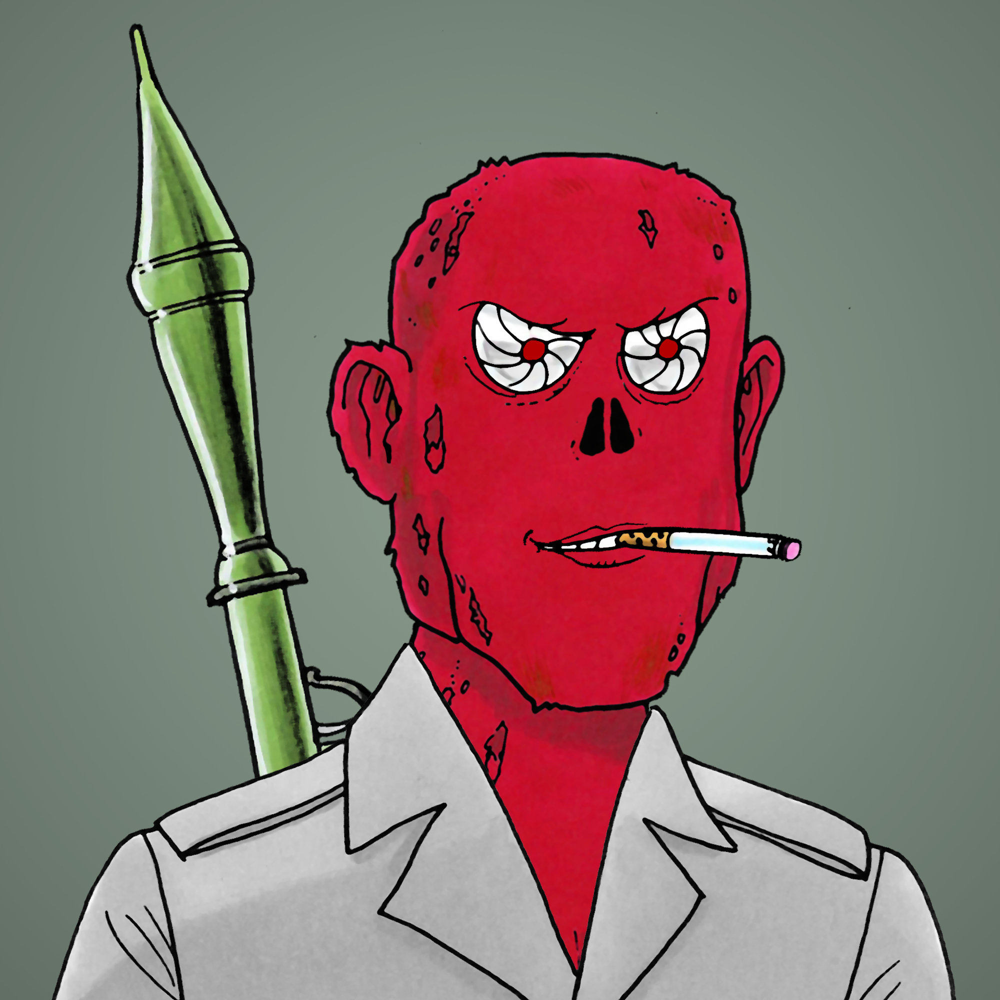 George Trosley - Jungle Freaks - Jungle Freak 4230 - NFT # 4230