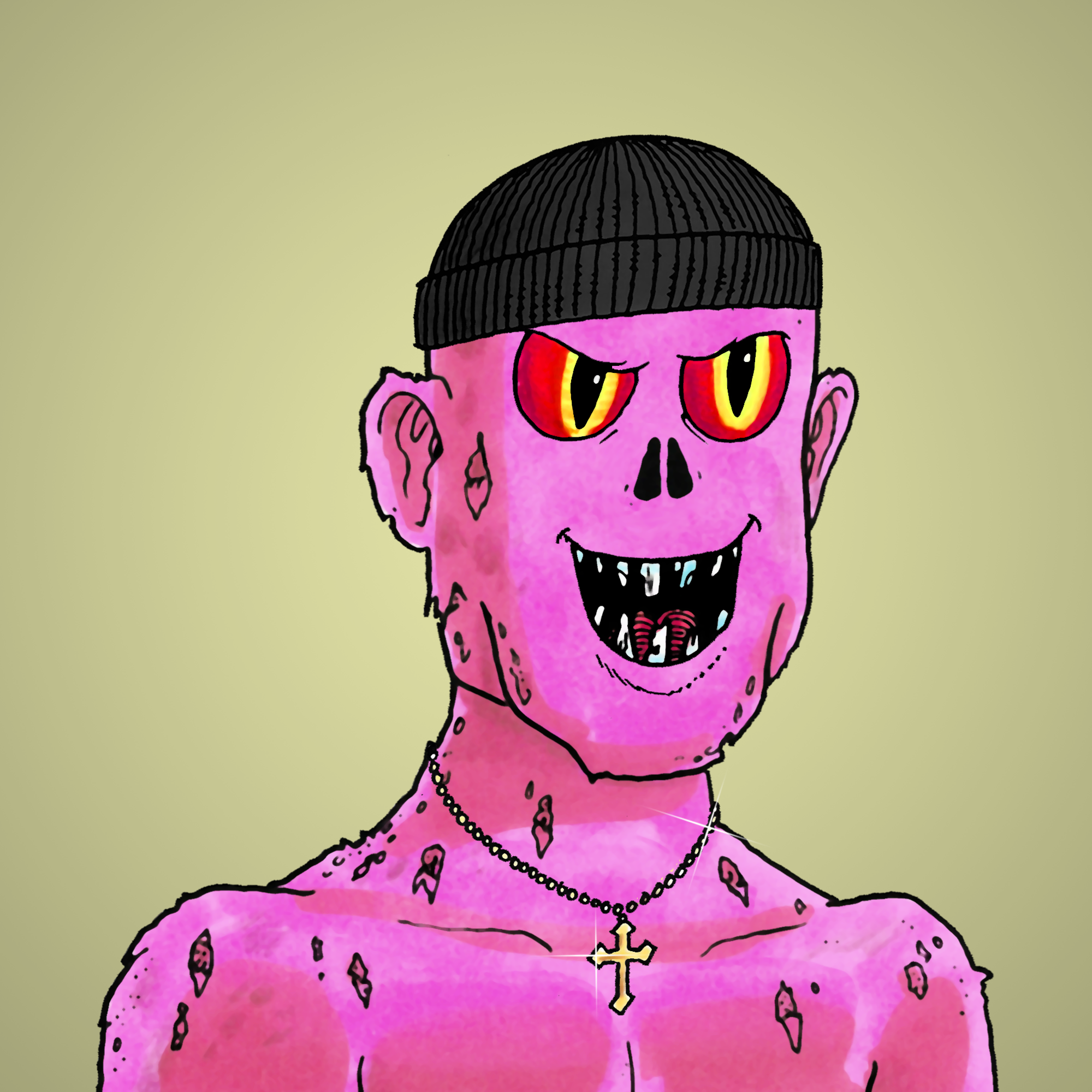 George Trosley - Jungle Freaks - Jungle Freak 4232 - NFT # 4232