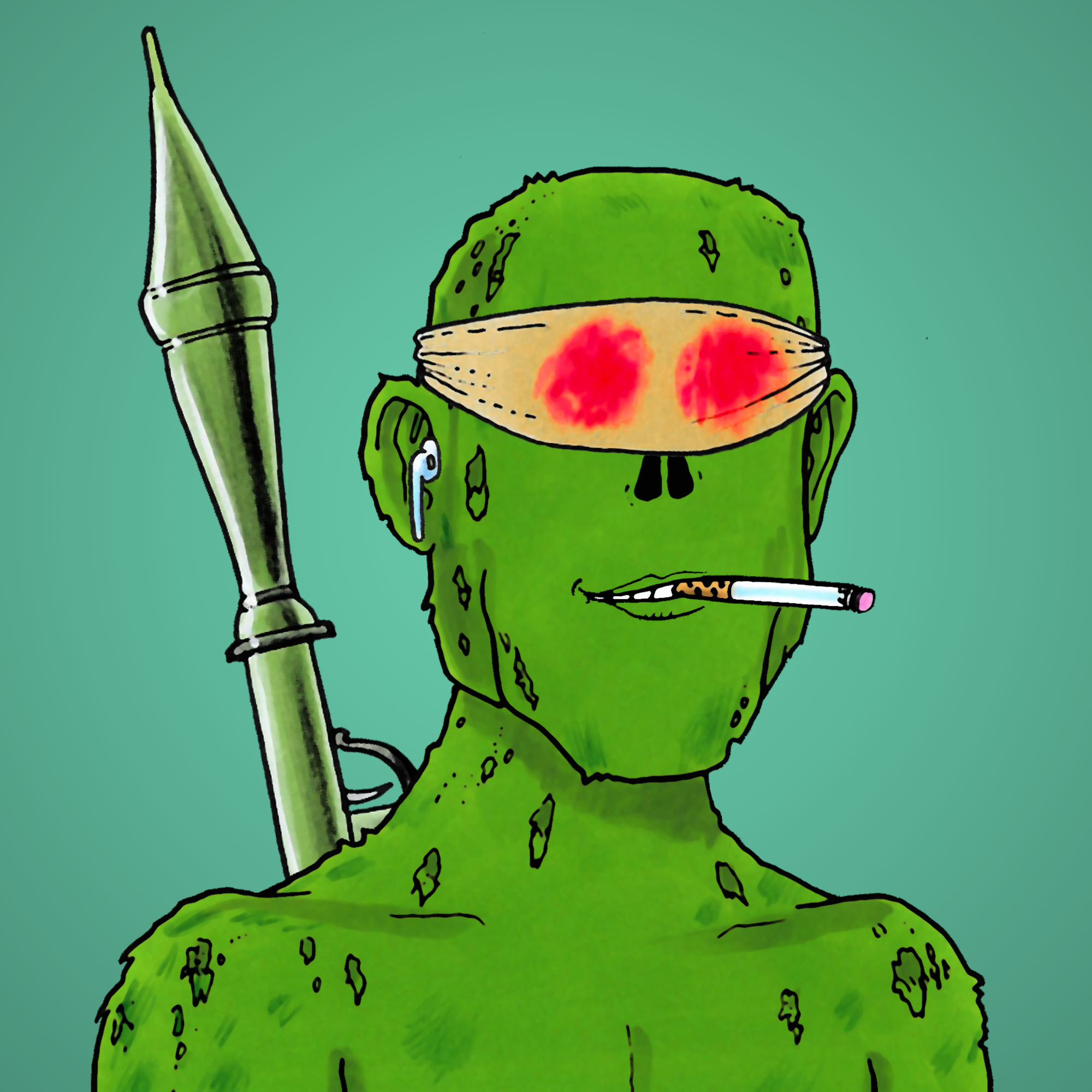 George Trosley - Jungle Freaks - Jungle Freak 4233 - NFT # 4233