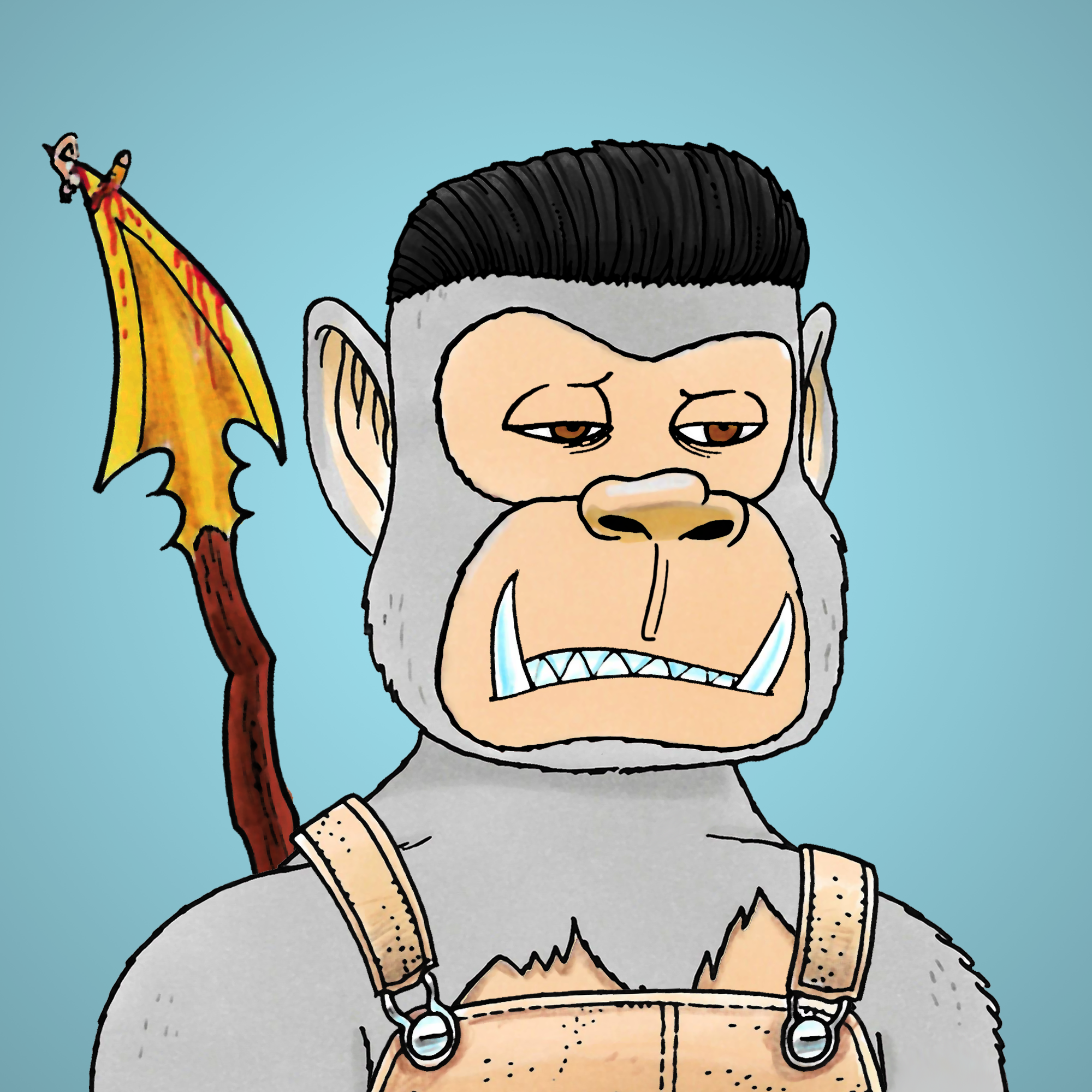 George Trosley - Jungle Freaks - Jungle Freak 4234 - NFT # 4234