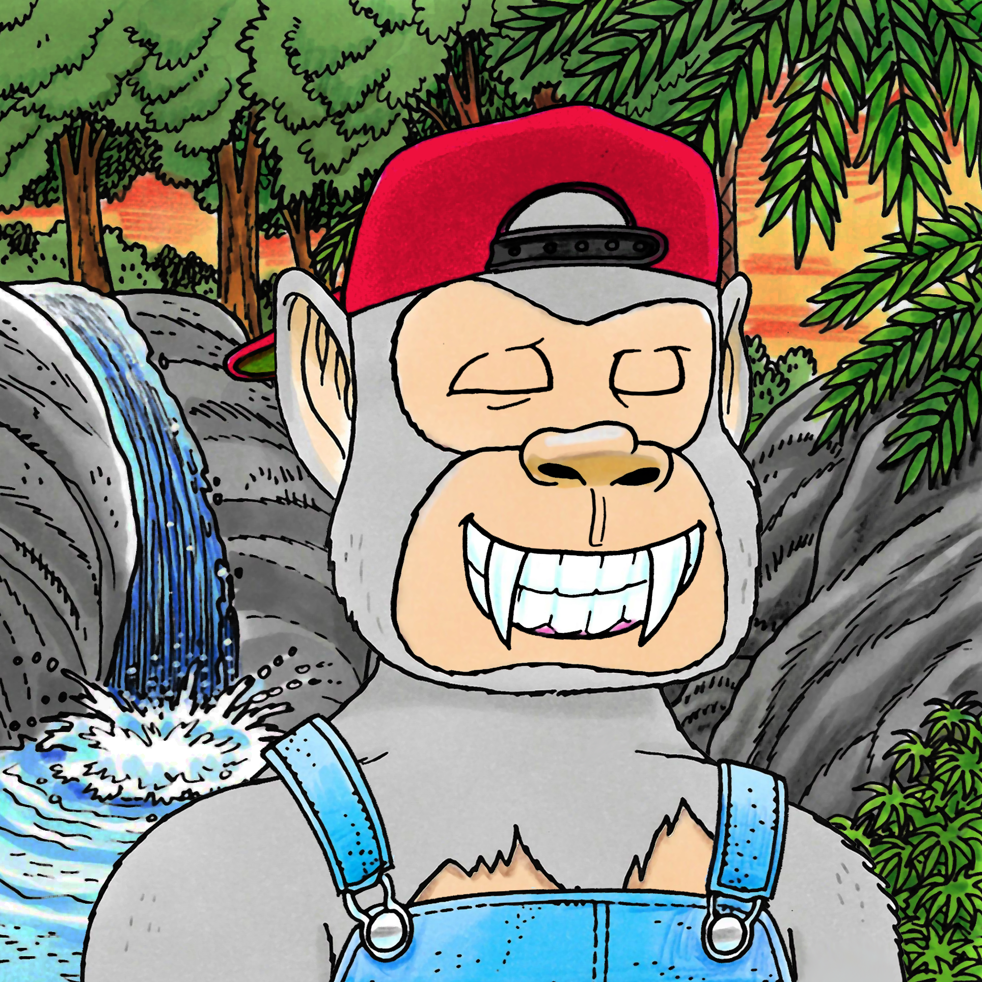 George Trosley - Jungle Freaks - Jungle Freak 4236 - NFT # 4236