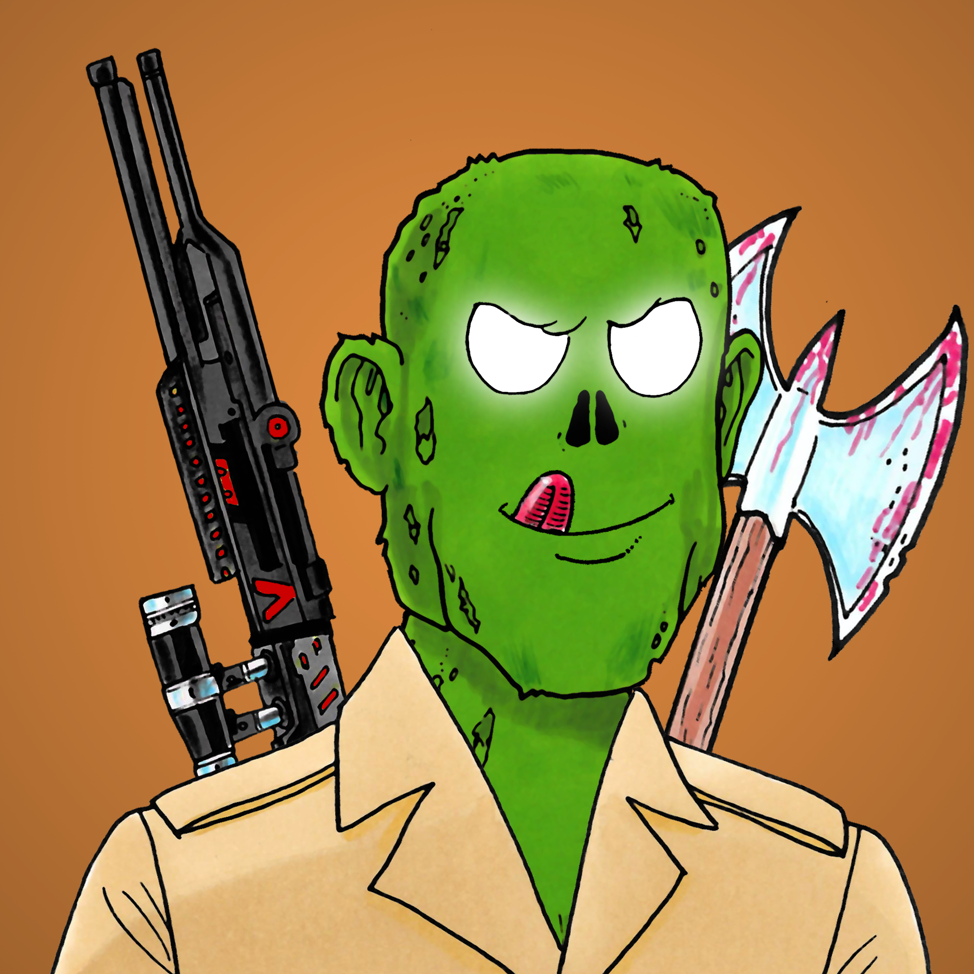 George Trosley - Jungle Freaks - Jungle Freak 424 - NFT # 424