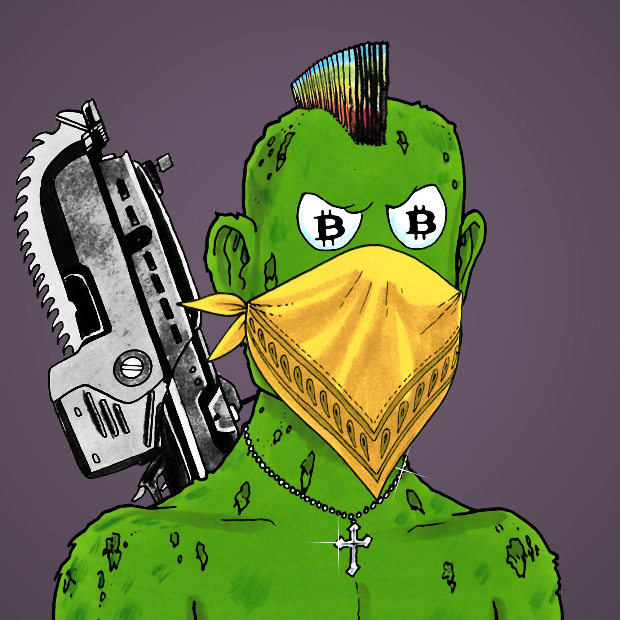 George Trosley - Jungle Freaks - Jungle Freak 4254 - NFT # 4254