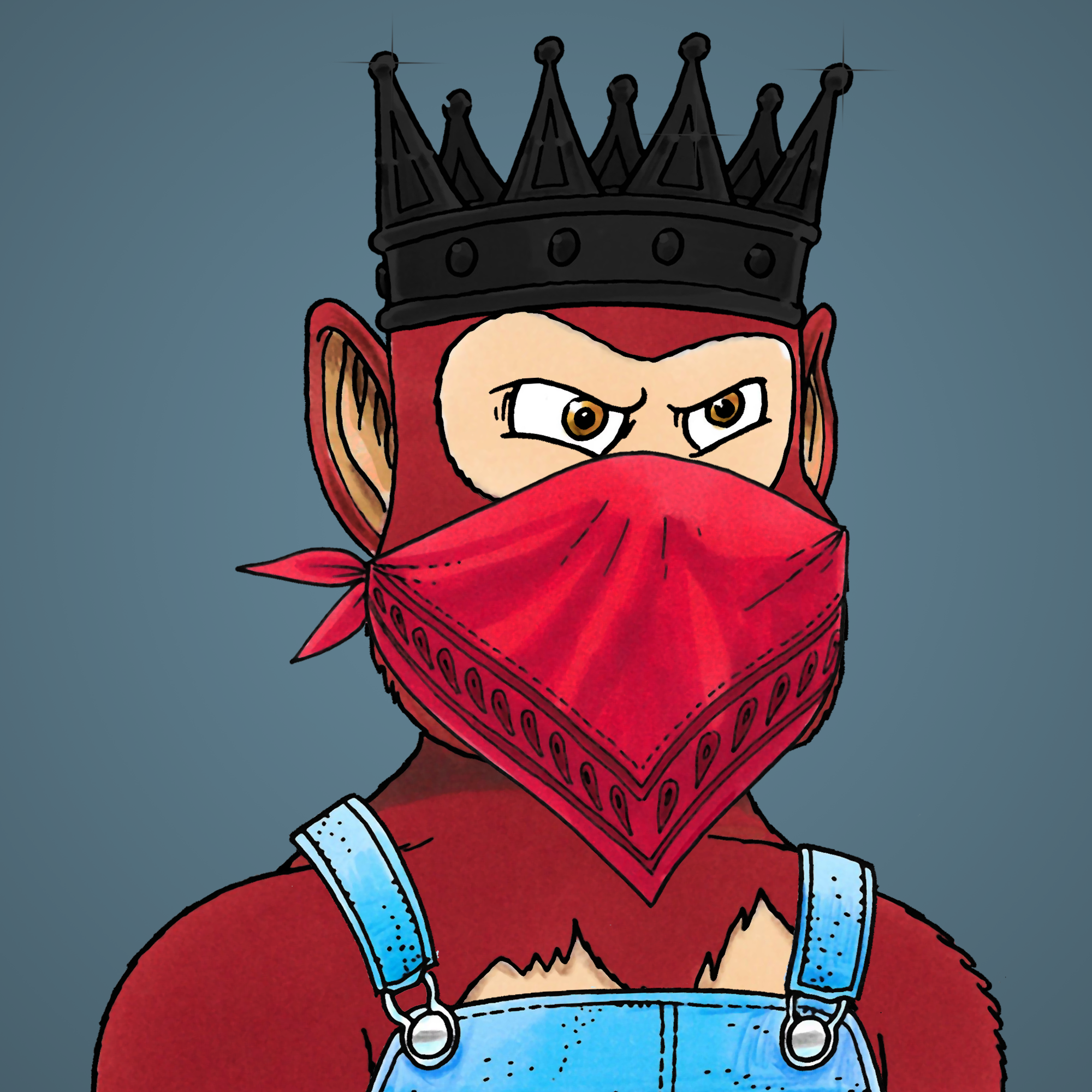 George Trosley - Jungle Freaks - Jungle Freak 4255 - NFT # 4255