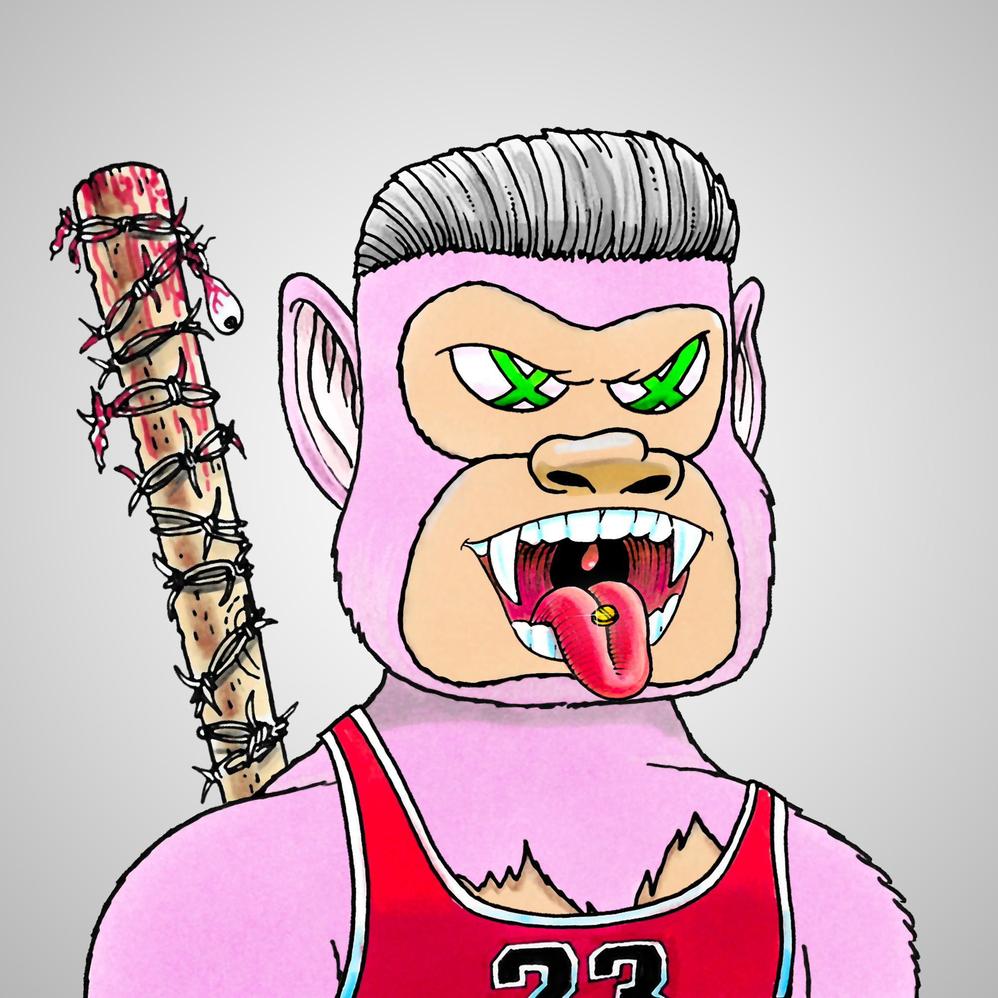 George Trosley - Jungle Freaks - Jungle Freak 4257 - NFT # 4257