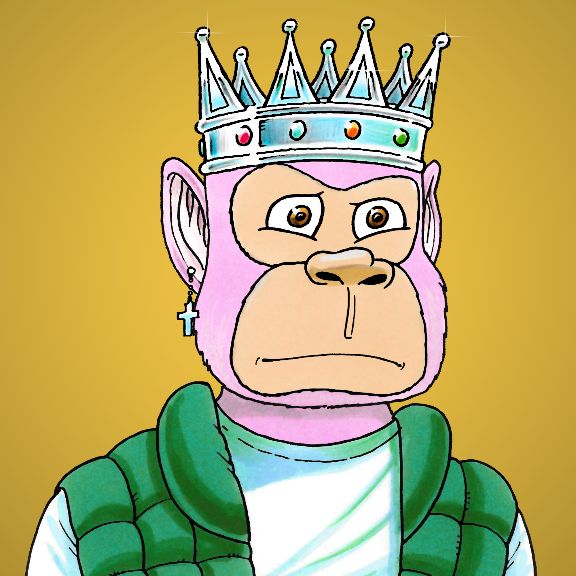 George Trosley - Jungle Freaks - Jungle Freak 4264 - NFT # 4264