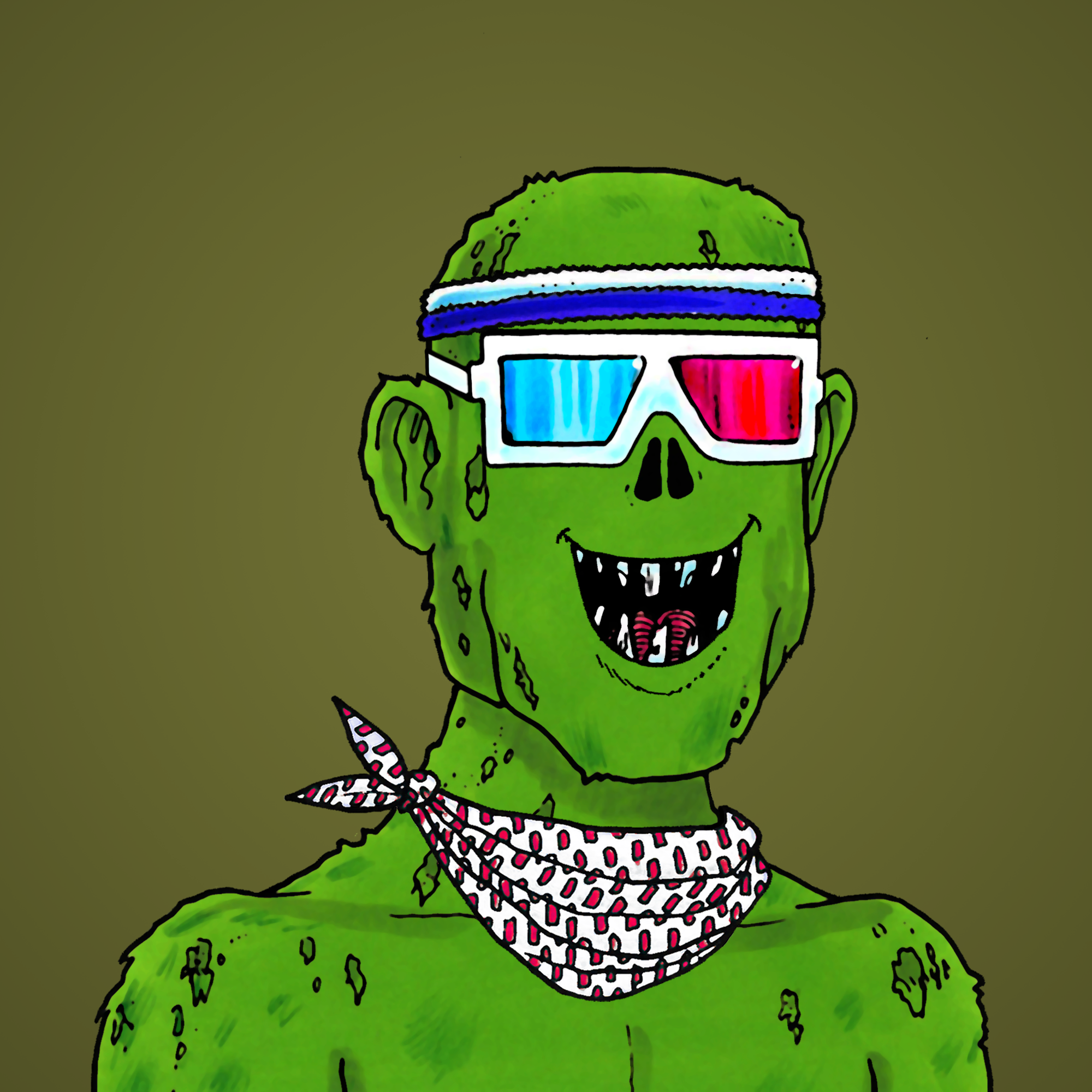 George Trosley - Jungle Freaks - Jungle Freak 4270 - NFT # 4270