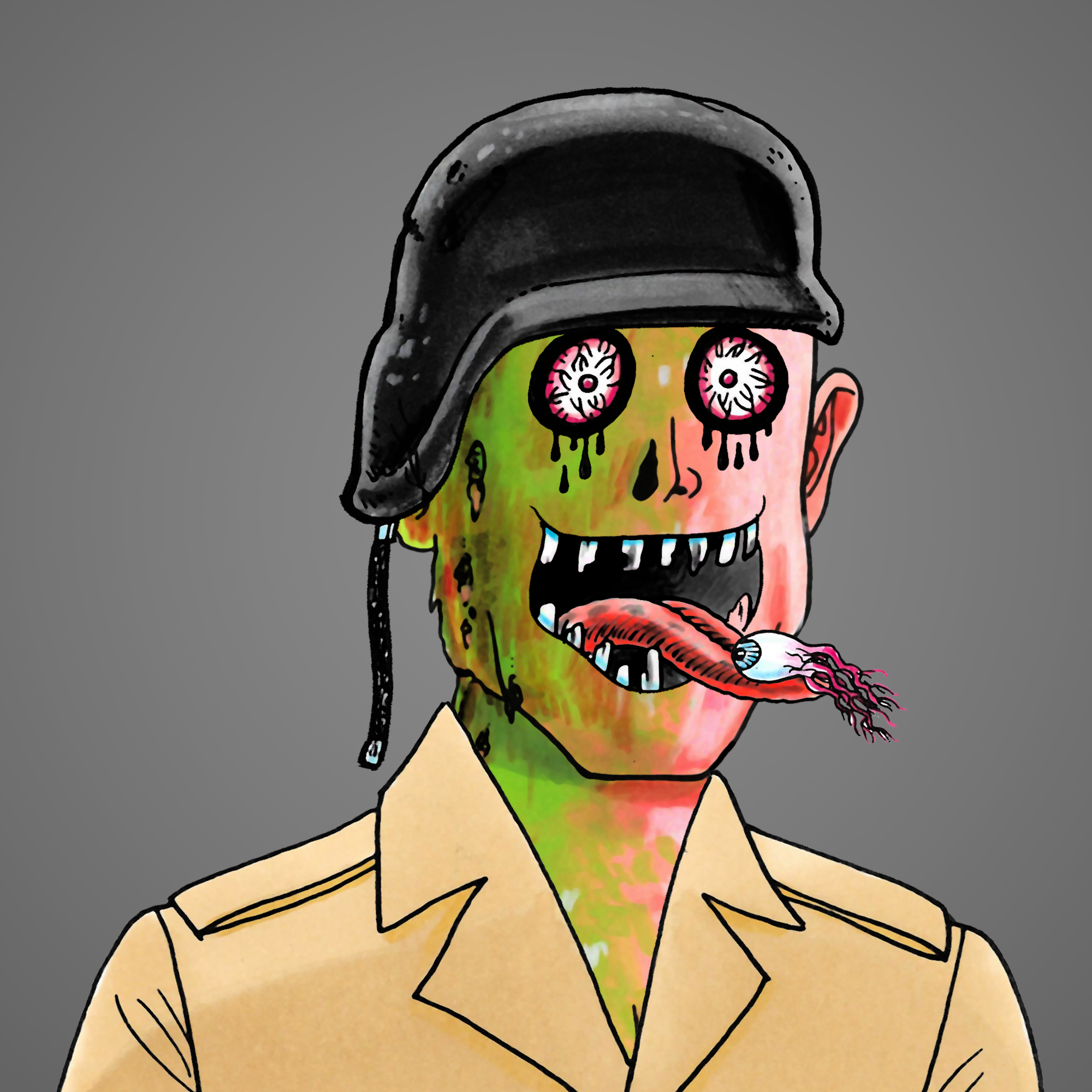 George Trosley - Jungle Freaks - Jungle Freak 4273 - NFT # 4273