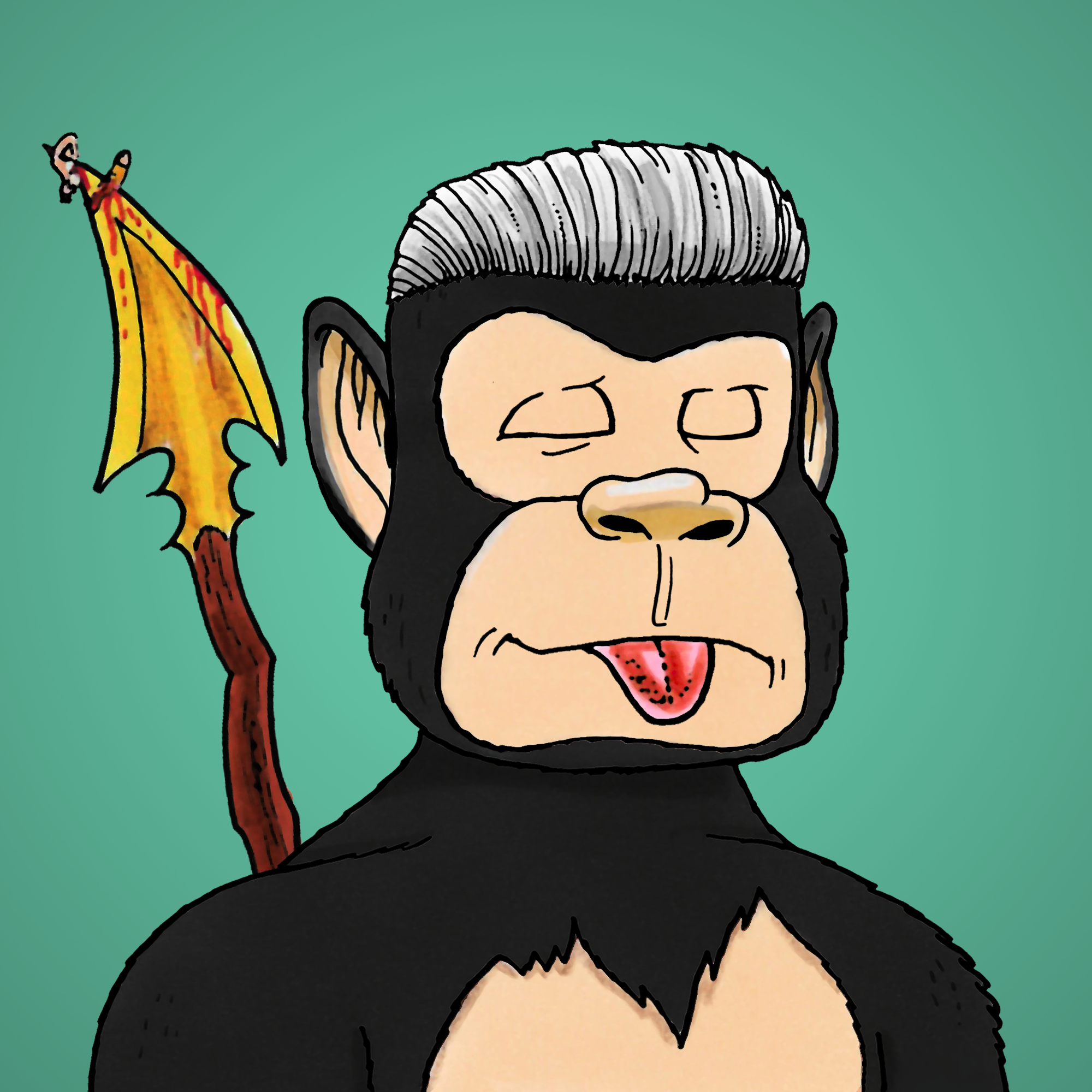 George Trosley - Jungle Freaks - Jungle Freak 4275 - NFT # 4275