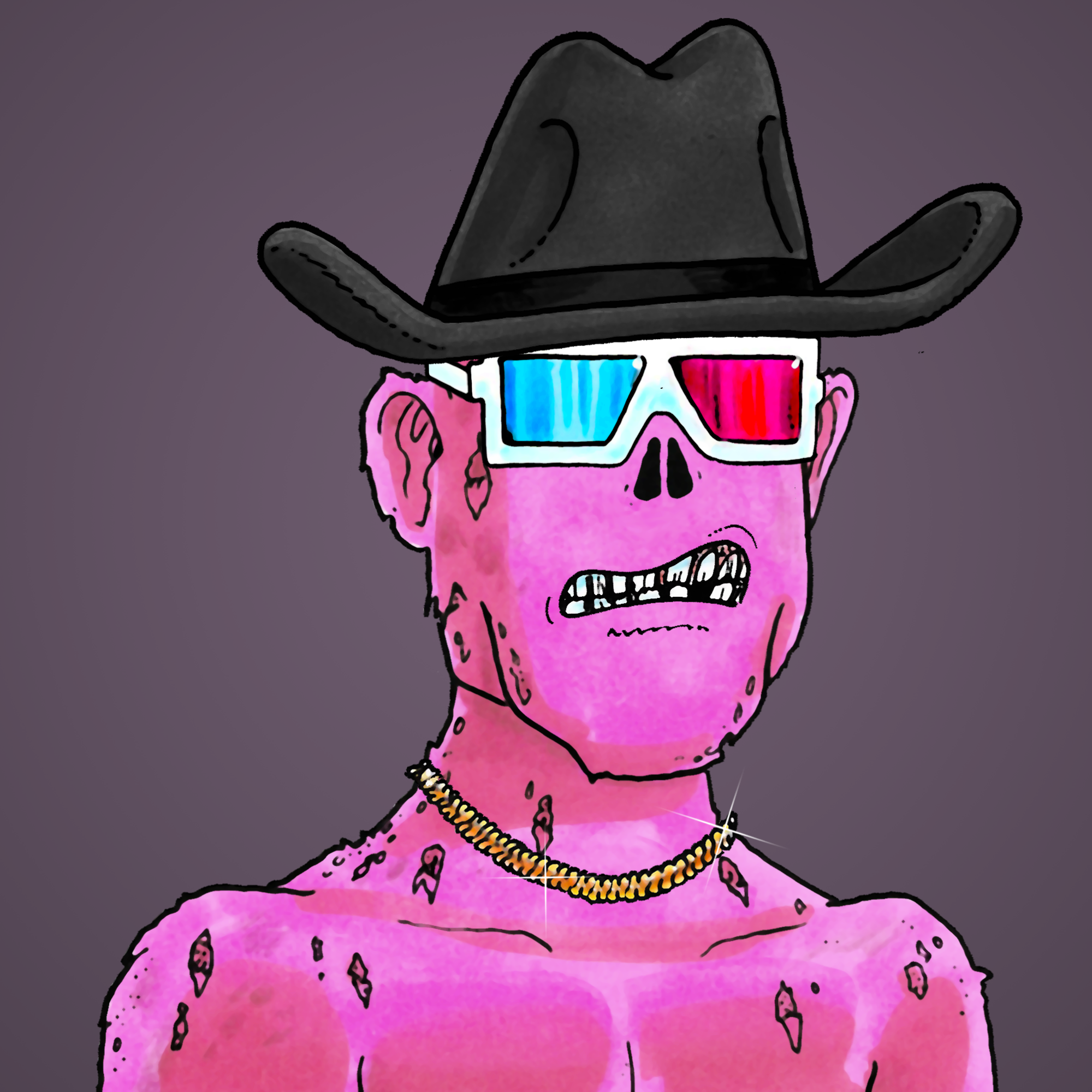 George Trosley - Jungle Freaks - Jungle Freak 4277 - NFT # 4277