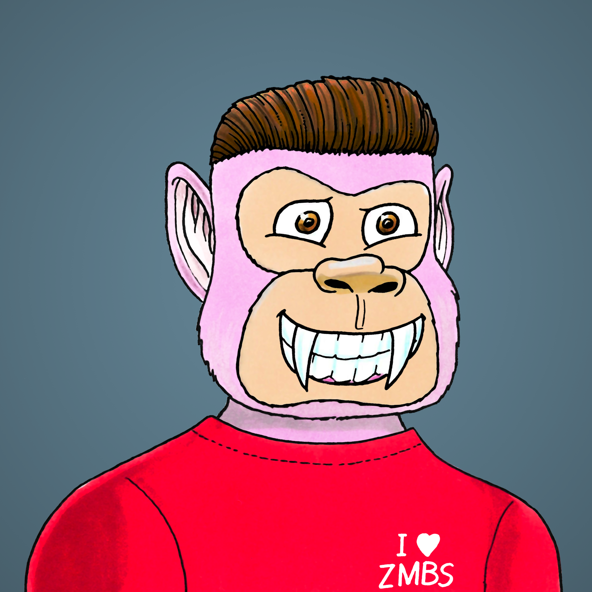 George Trosley - Jungle Freaks - Jungle Freak 4278 - NFT # 4278