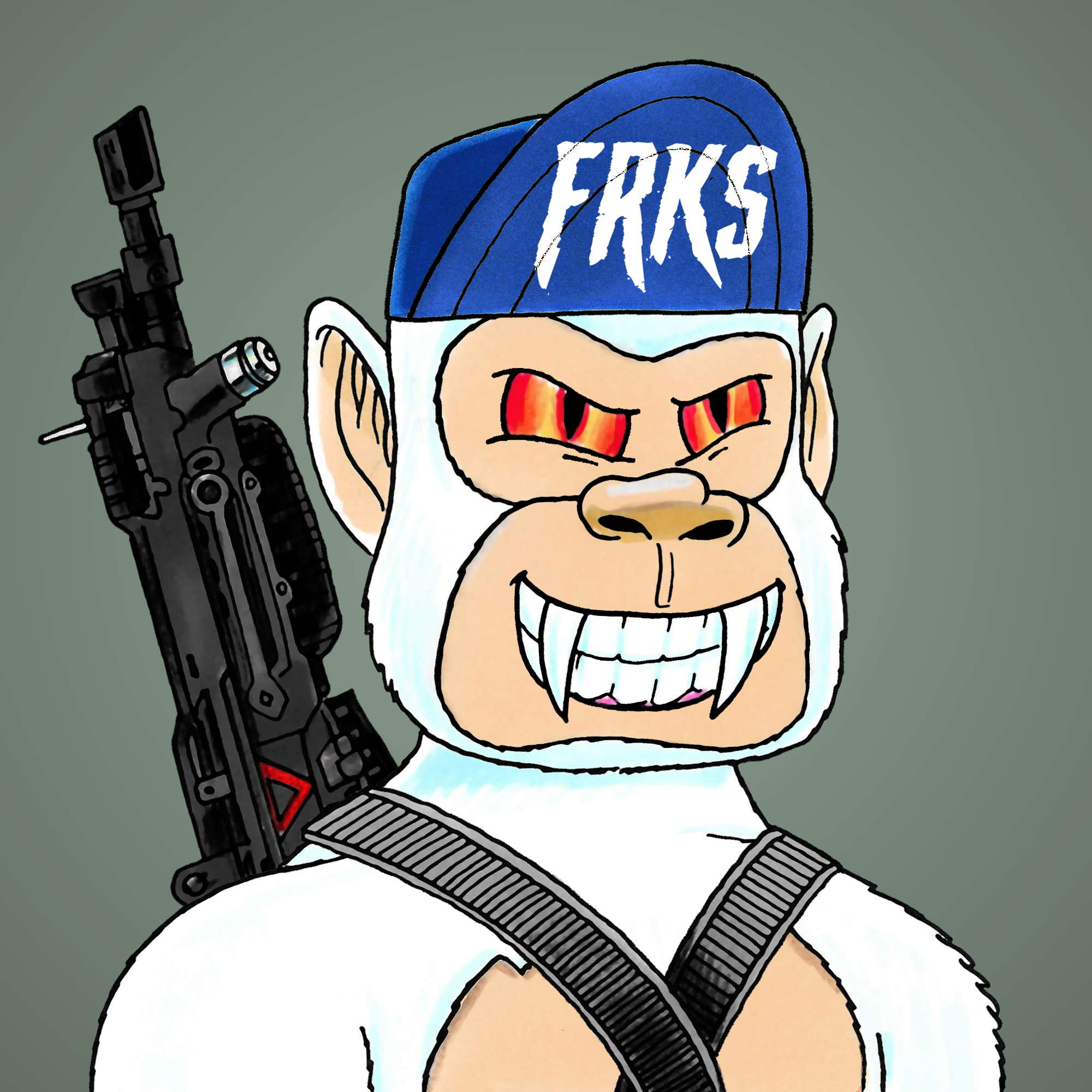 George Trosley - Jungle Freaks - Jungle Freak 4281 - NFT # 4281