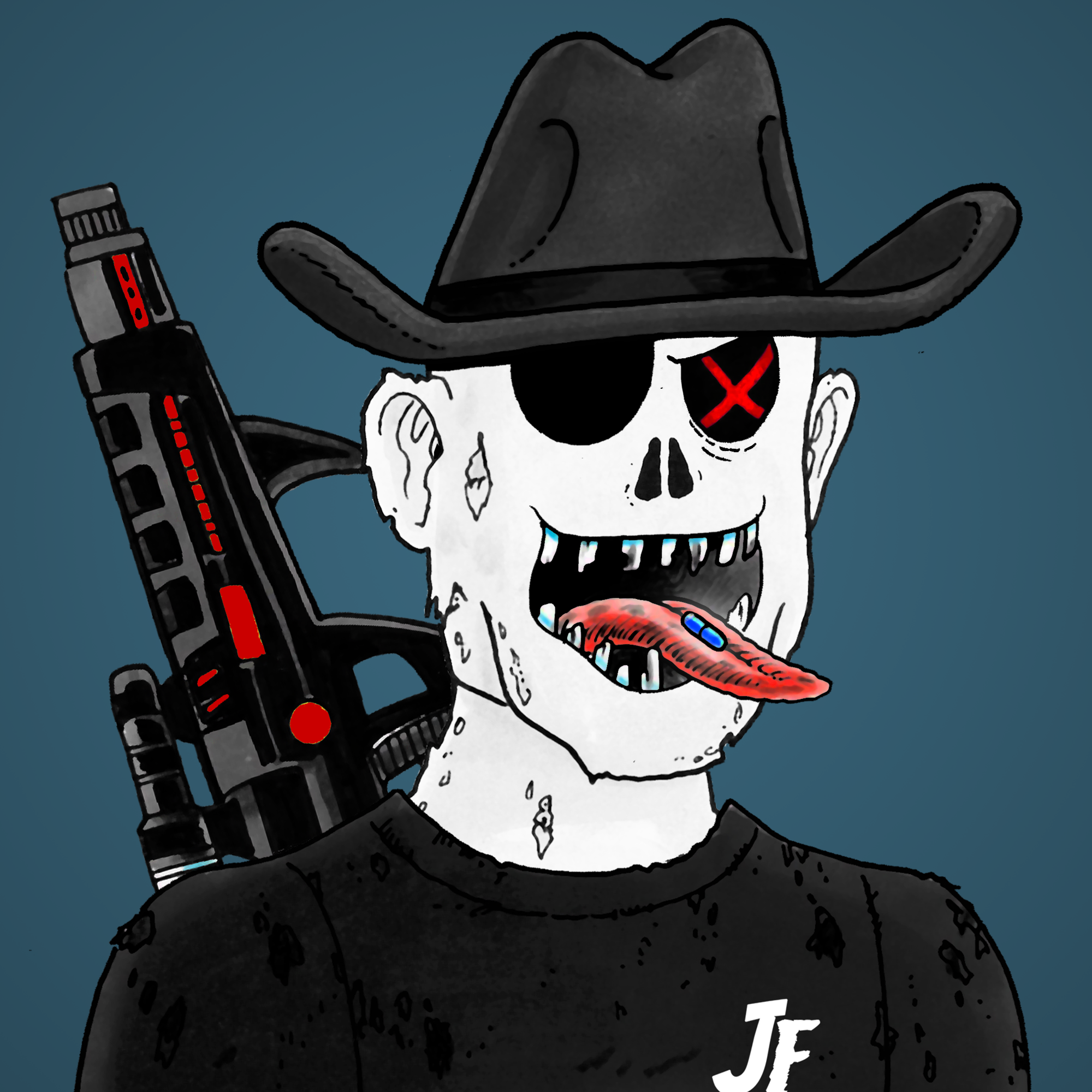 George Trosley - Jungle Freaks - Jungle Freak 4288 - NFT # 4288