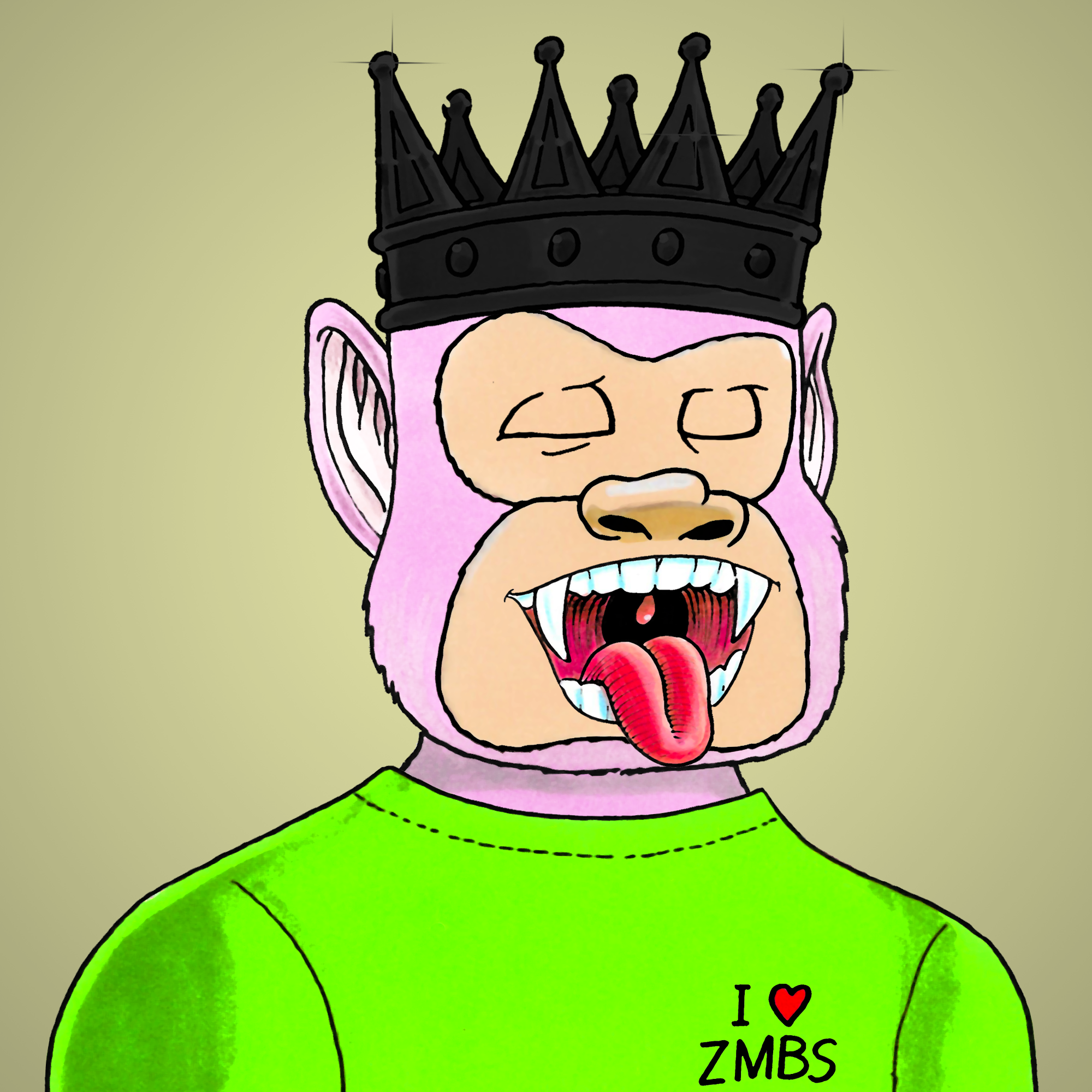 George Trosley - Jungle Freaks - Jungle Freak 4290 - NFT # 4290