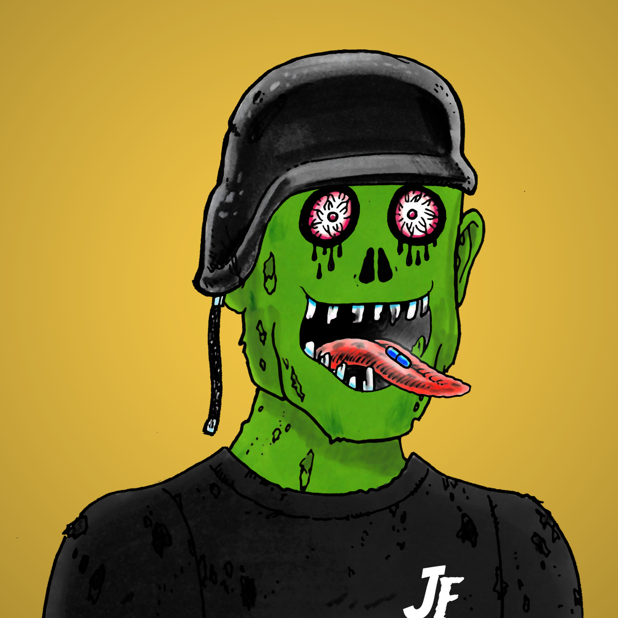 George Trosley - Jungle Freaks - Jungle Freak 4295 - NFT # 4295