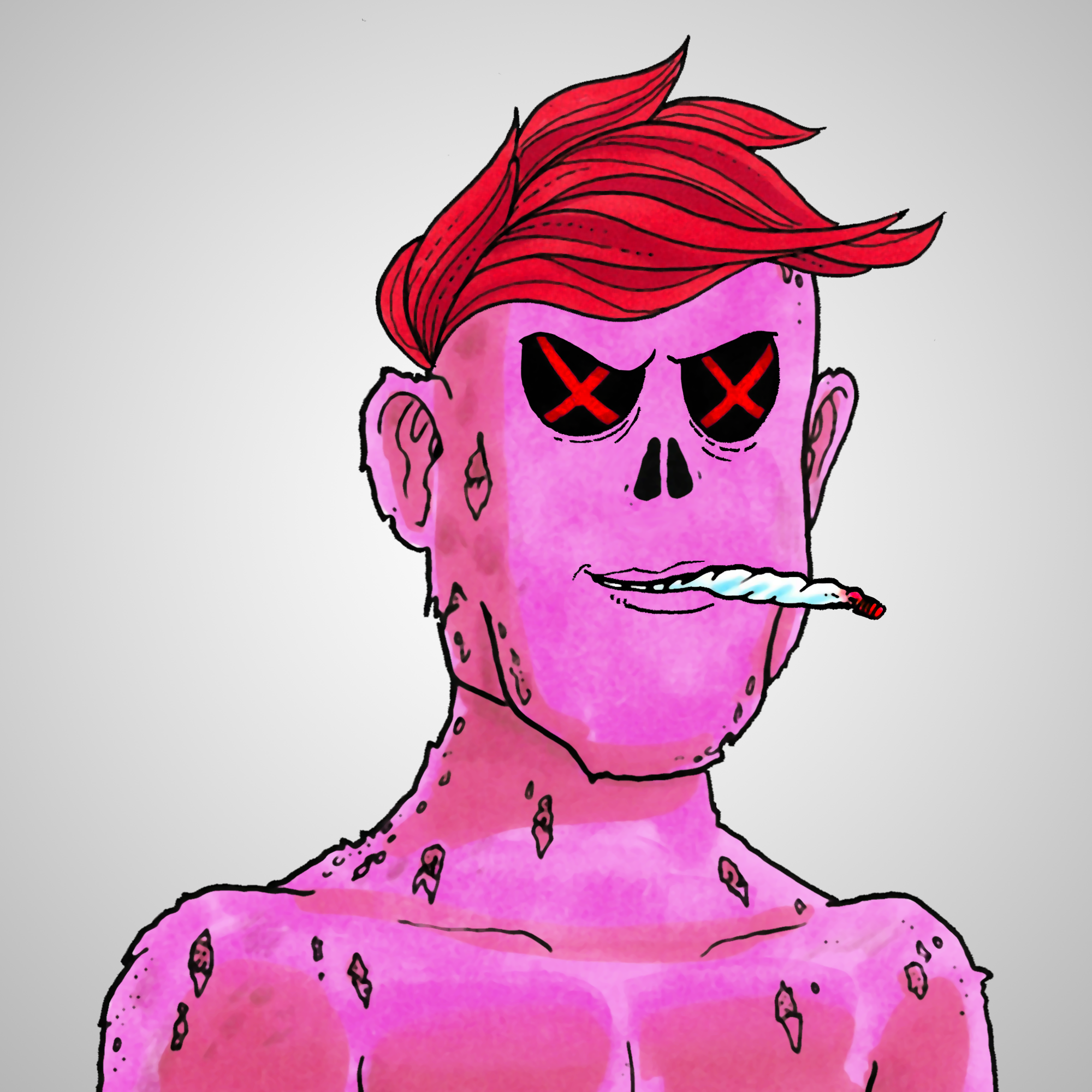 George Trosley - Jungle Freaks - Jungle Freak 4296 - NFT # 4296