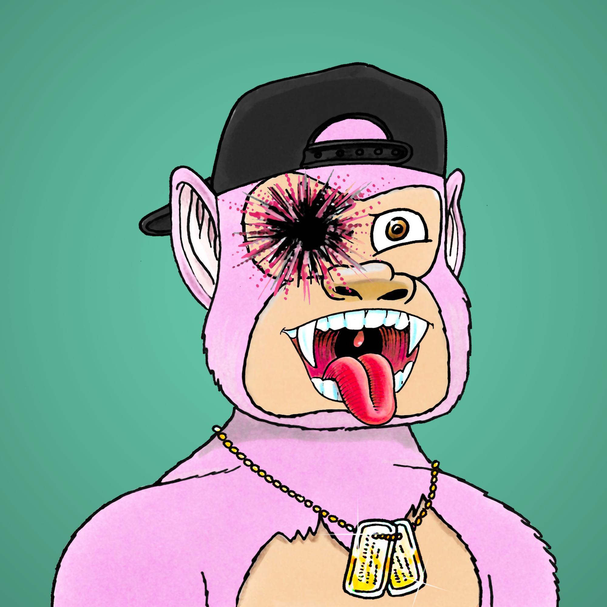 George Trosley - Jungle Freaks - Jungle Freak 4297 - NFT # 4297