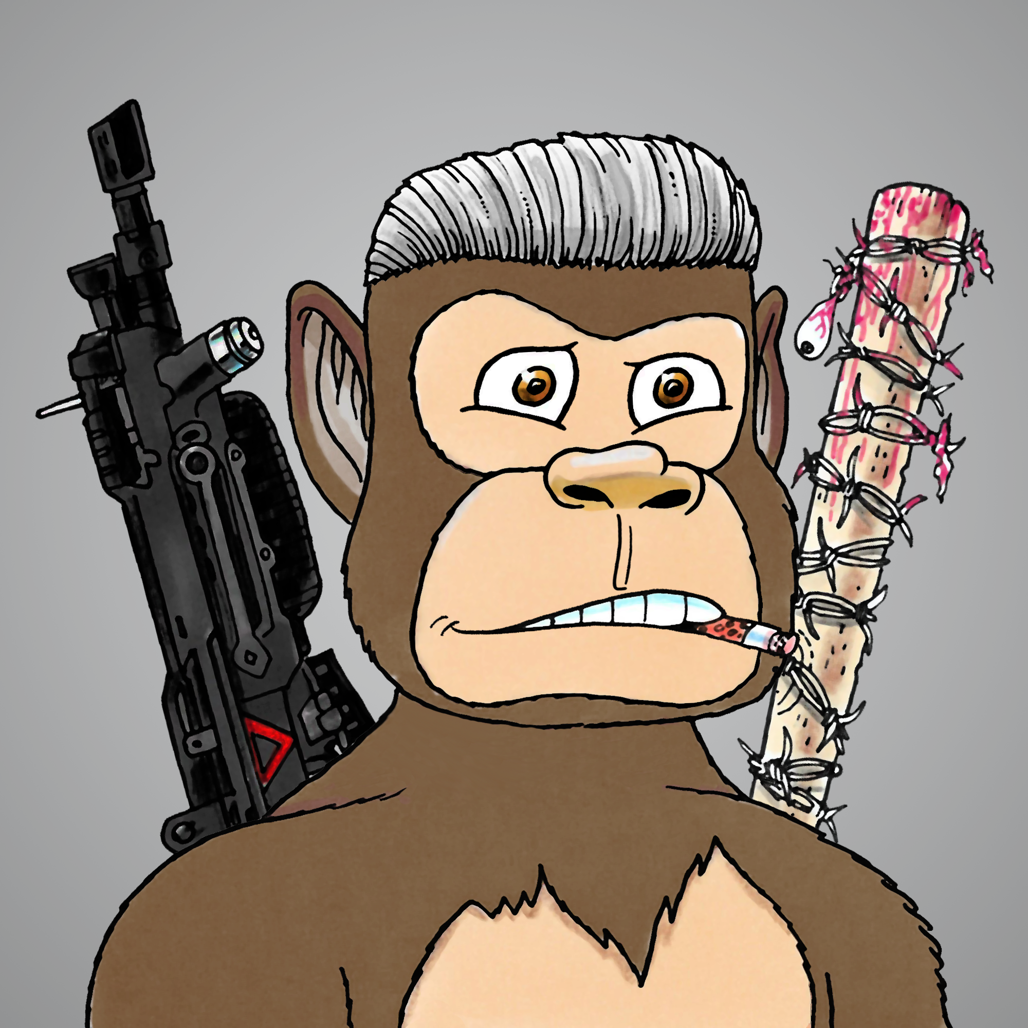 George Trosley - Jungle Freaks - Jungle Freak 4298 - NFT # 4298